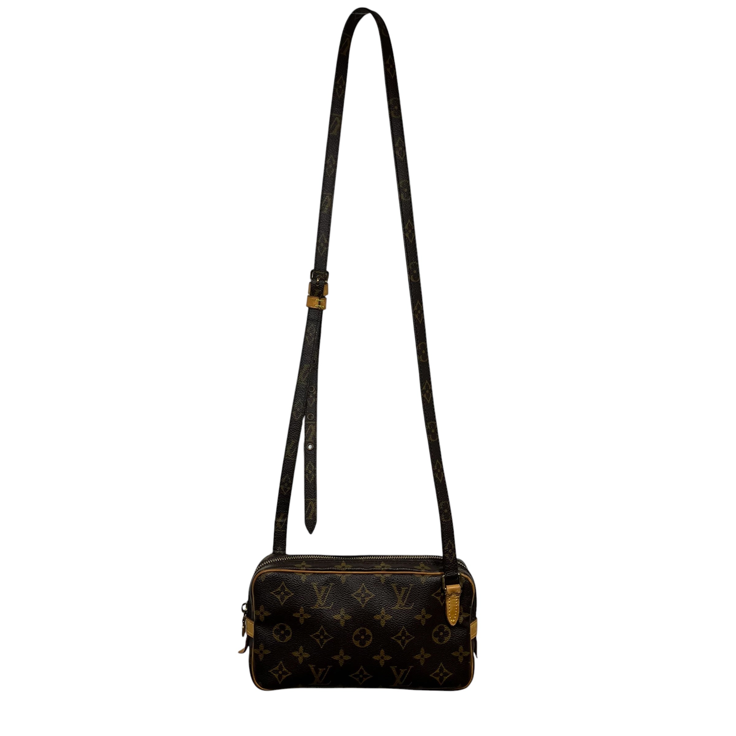 LOUIS VUITTON/Cross Body Bag/Monogram/Leather/BRW/Marley Monogram view 1