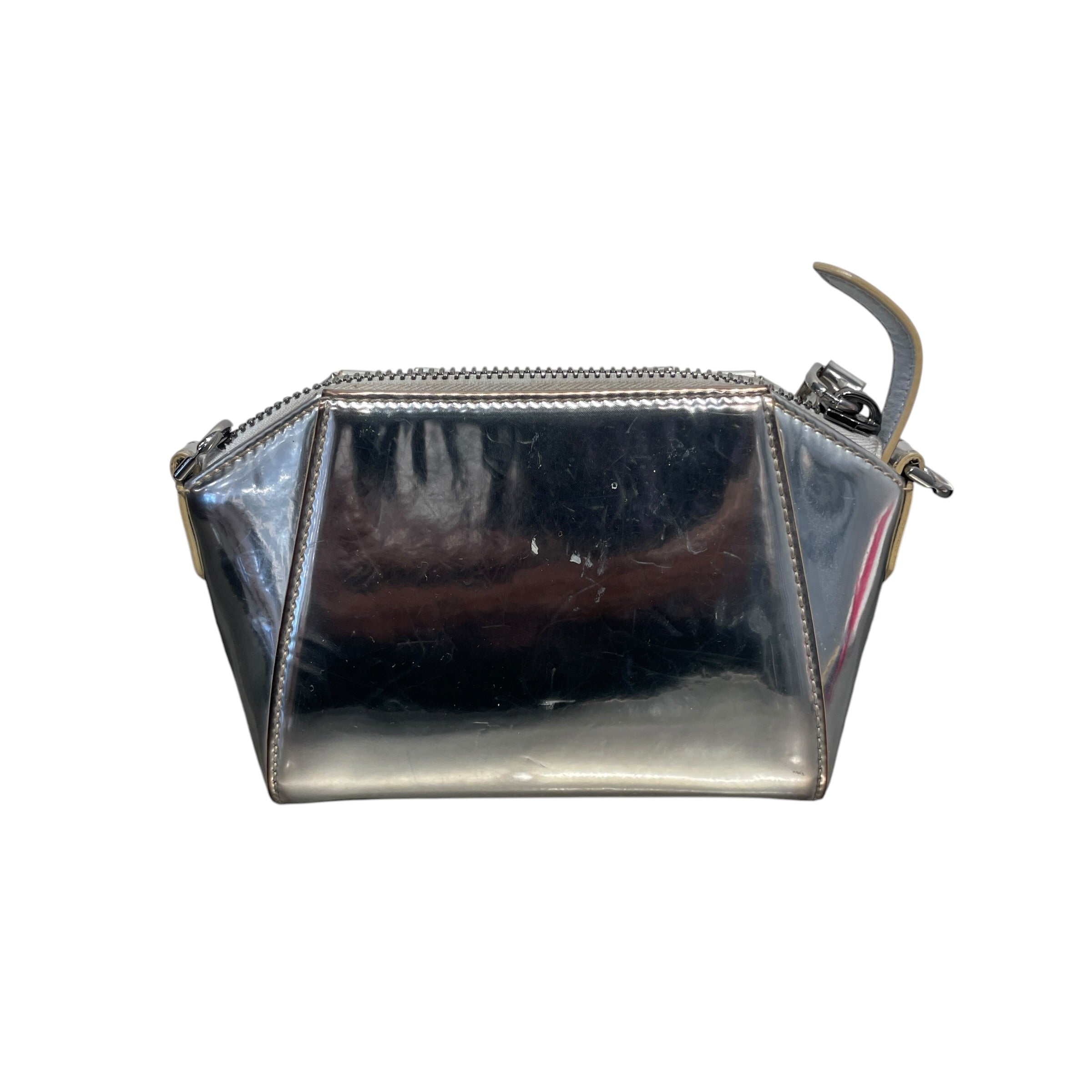 GIVENCHY/Cross Body Bag/Nylon/SLV/ANTIGONA BABY METALLIC view 2