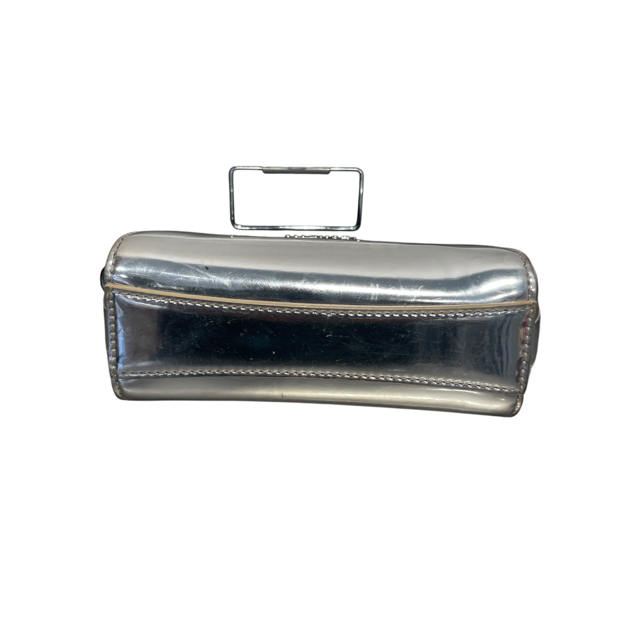GIVENCHY/Cross Body Bag/Nylon/SLV/ANTIGONA BABY METALLIC view 3