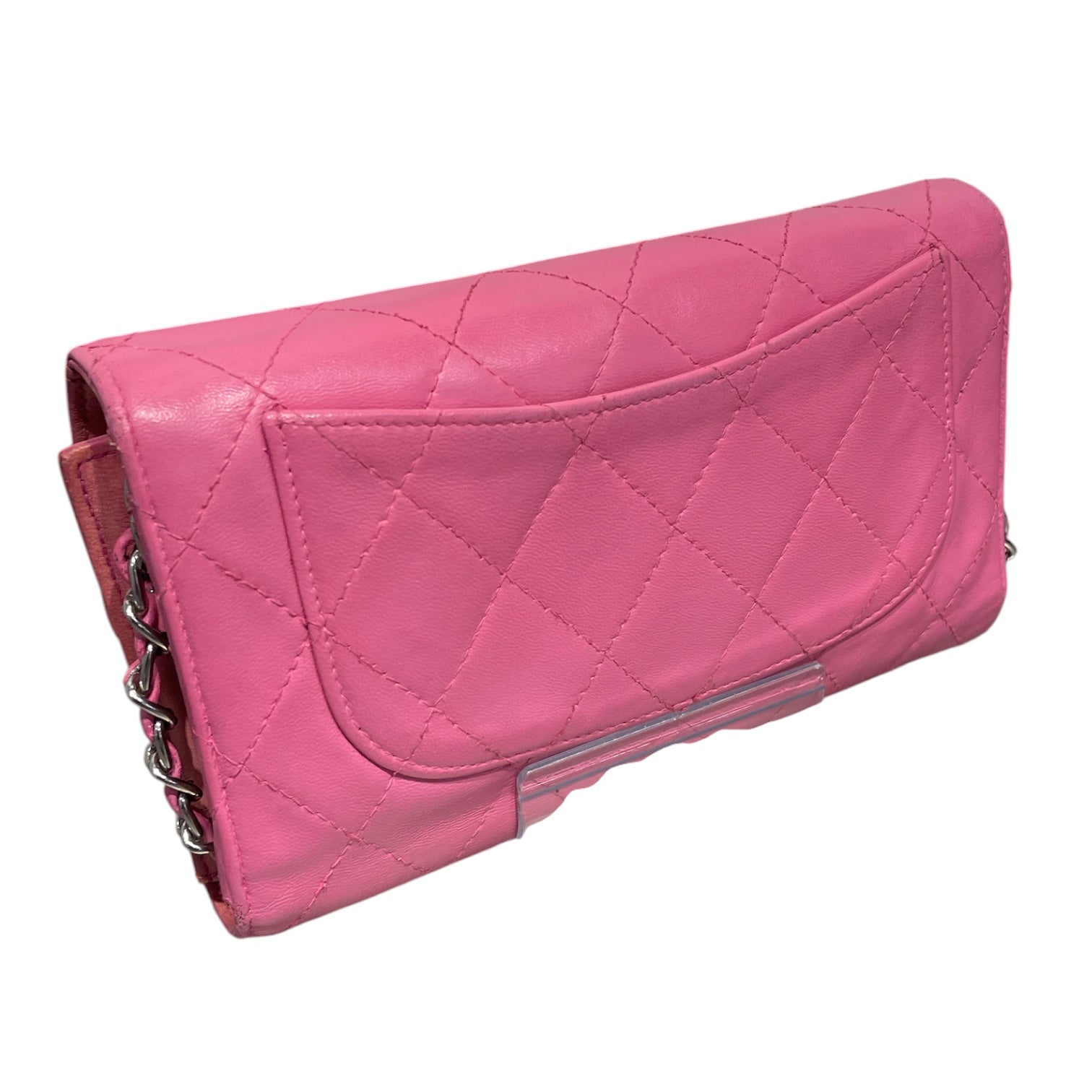 CHANEL/Long Wallet/Leather/PNK/CLASSIC QUILTED FLAP view 2