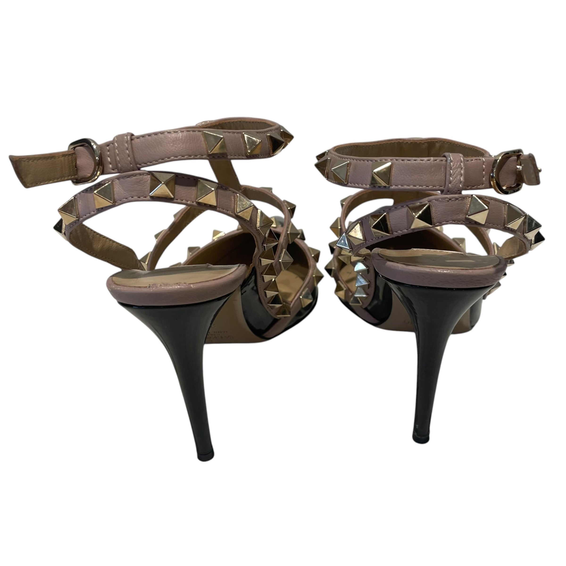 VALENTINO/Heels/EU 35.5/BLK/RockStud Cage view 5