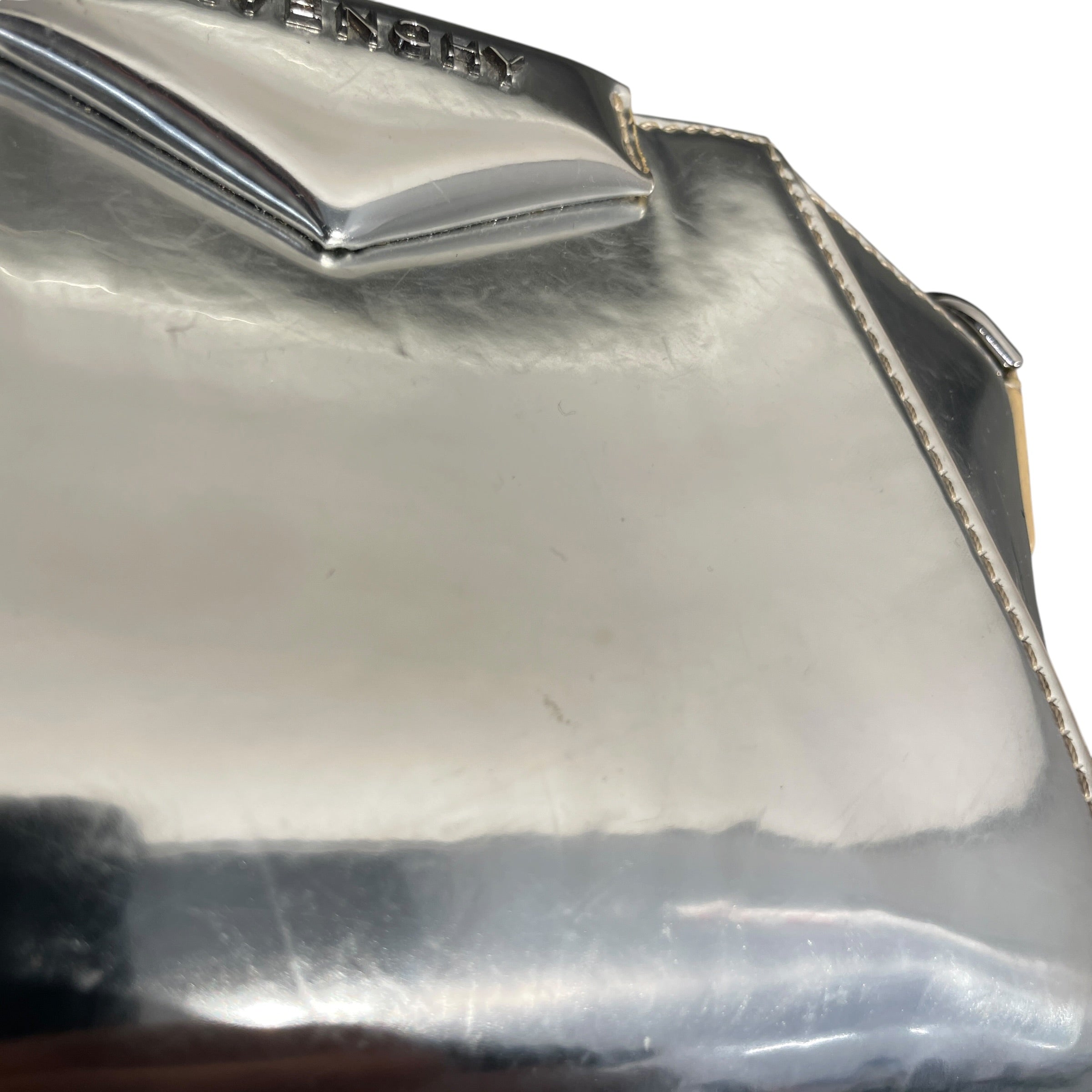 GIVENCHY/Cross Body Bag/Nylon/SLV/ANTIGONA BABY METALLIC view 6