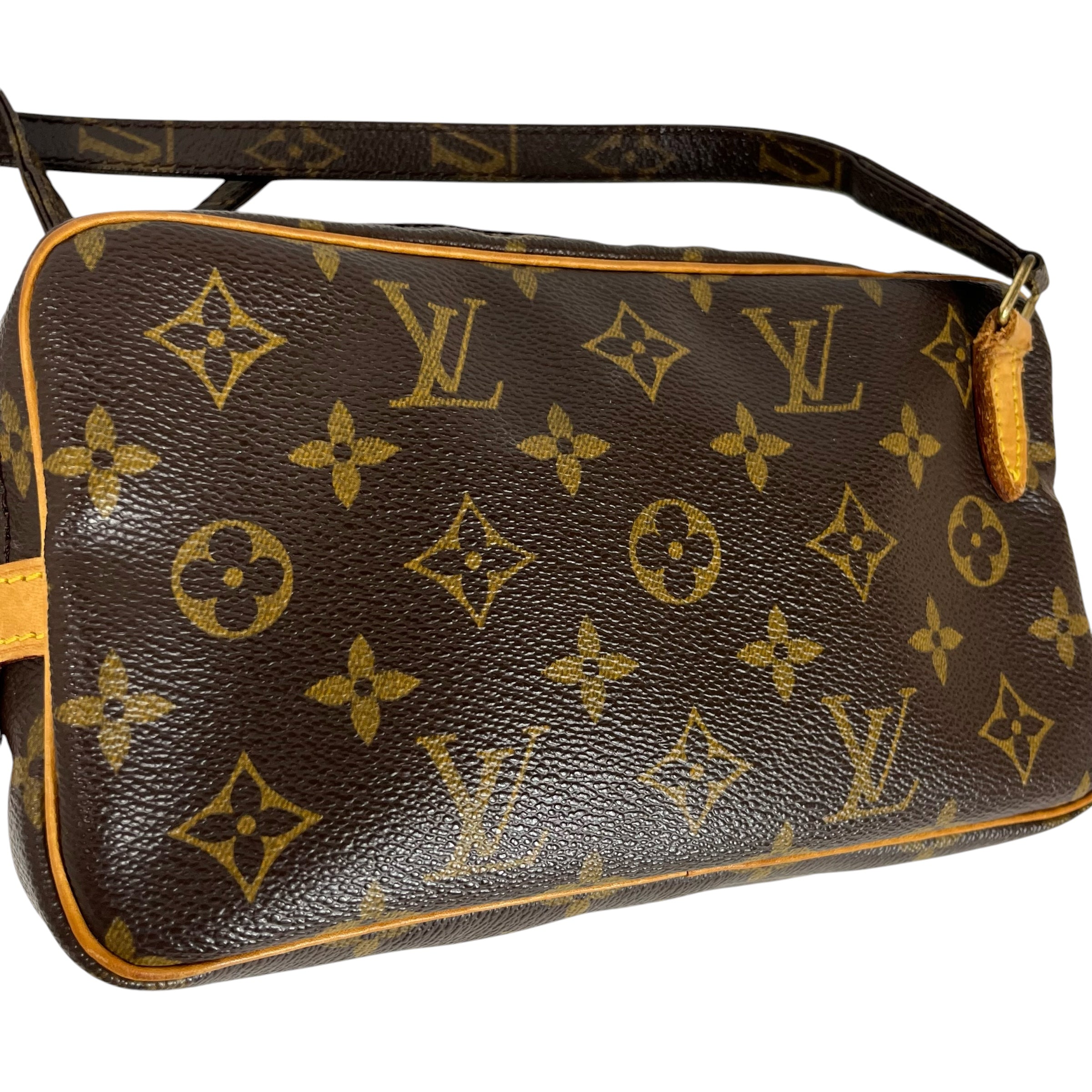 LOUIS VUITTON/Cross Body Bag/Monogram/Leather/BRW/Marley Monogram view 6