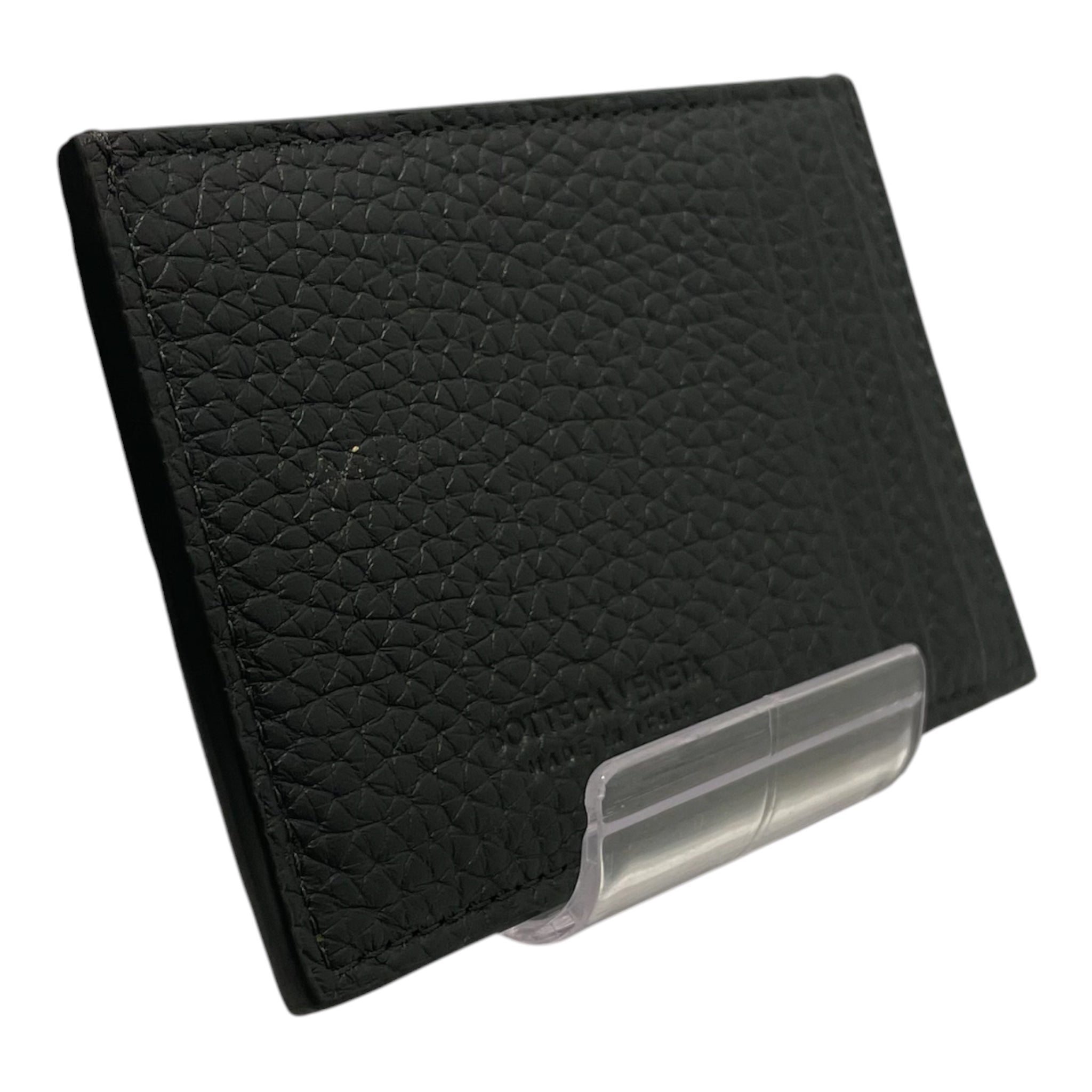 BOTTEGA VENETA/Wallet/Leather/GRN/mini card holder woven leather view 2