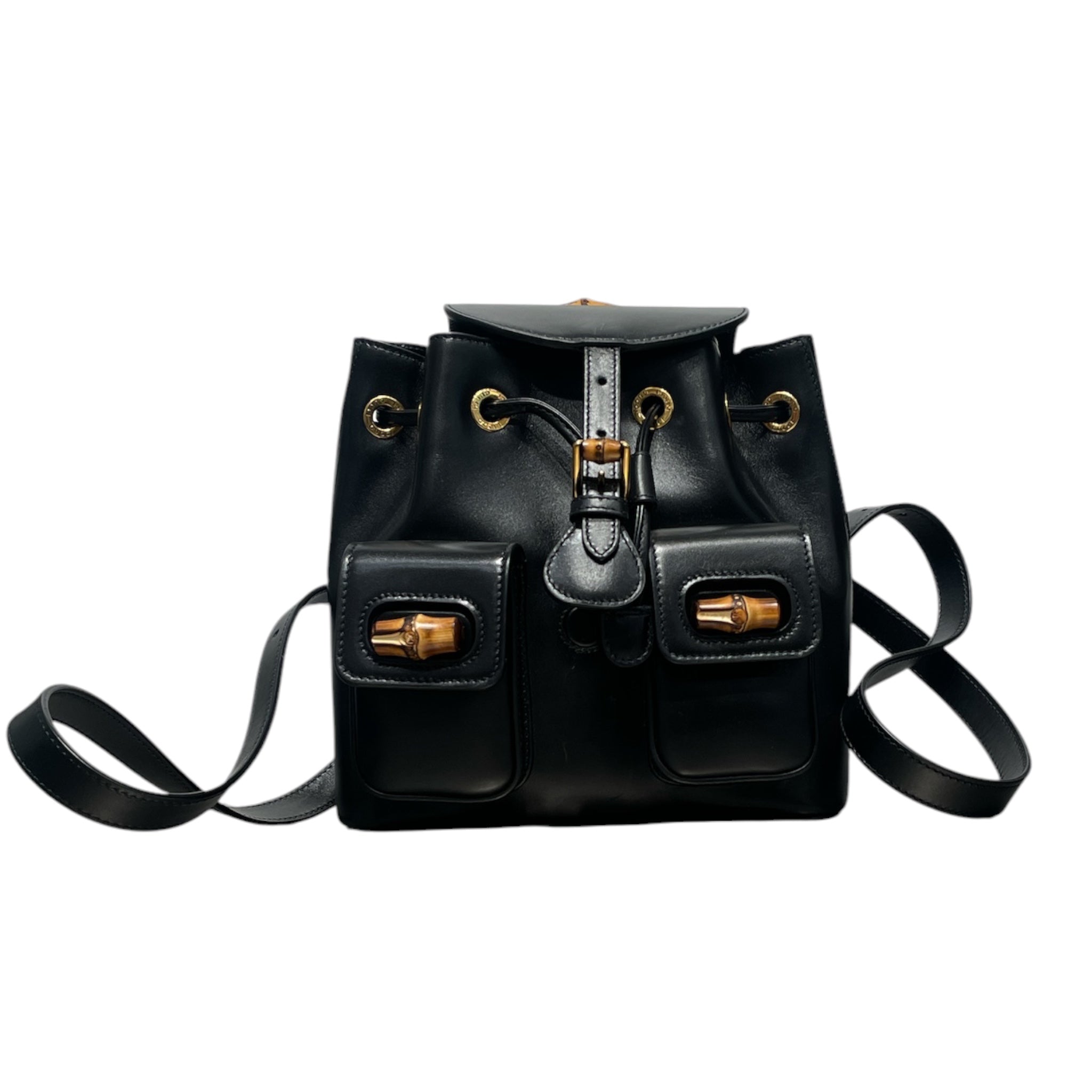GUCCI/Backpack/Leather/BLK/BAMBOO BACKPACK view 1