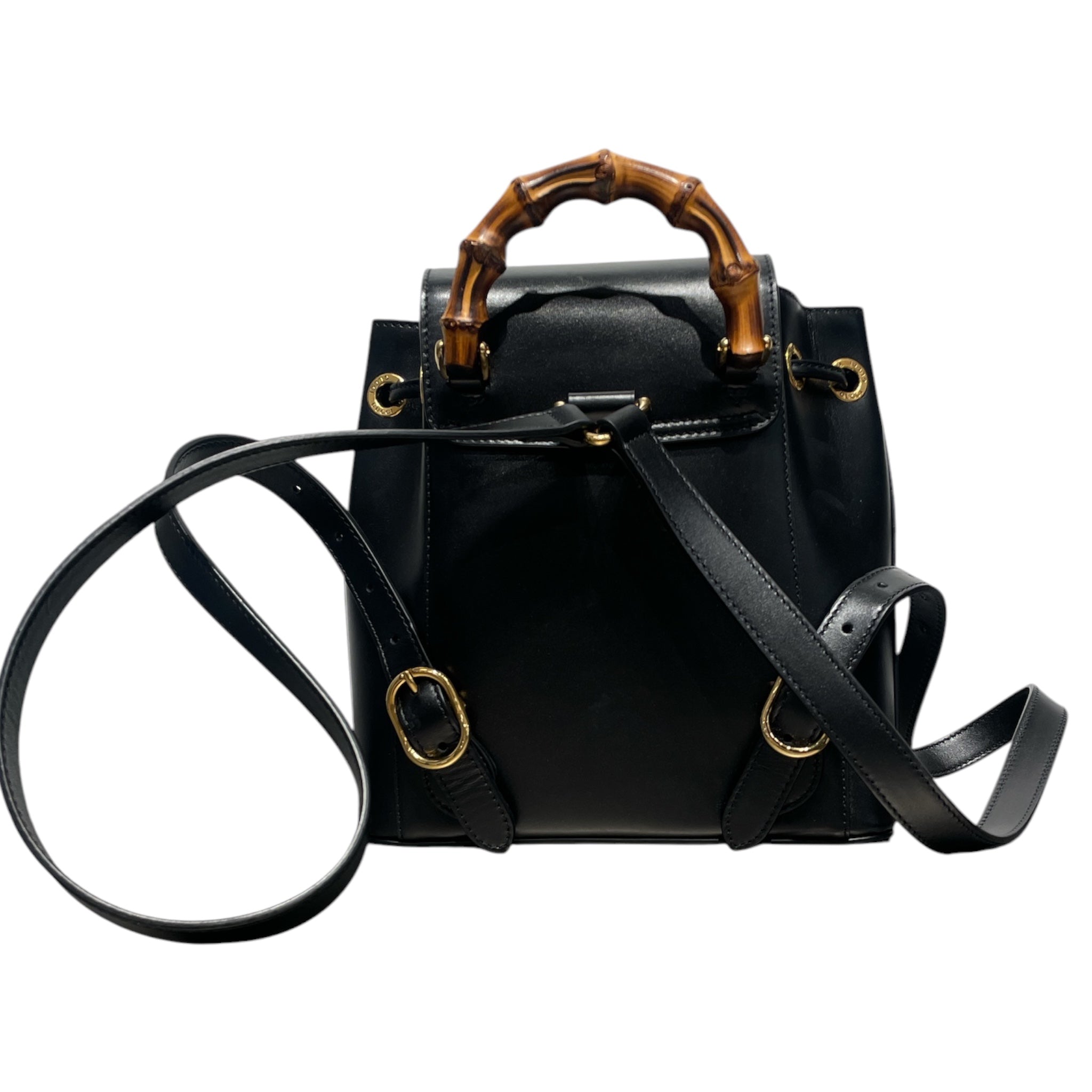 GUCCI/Backpack/Leather/BLK/BAMBOO BACKPACK view 2