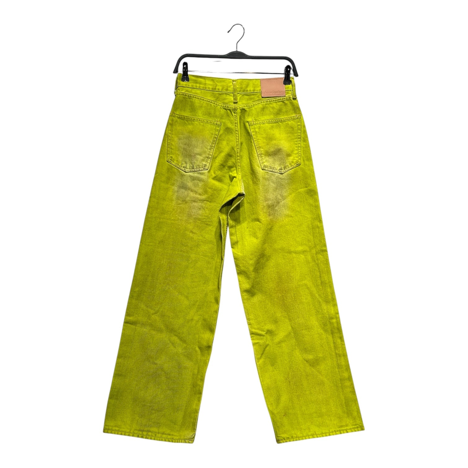 Acne Studios/Wide Leg Pants/32/Denim/YEL/ view 2
