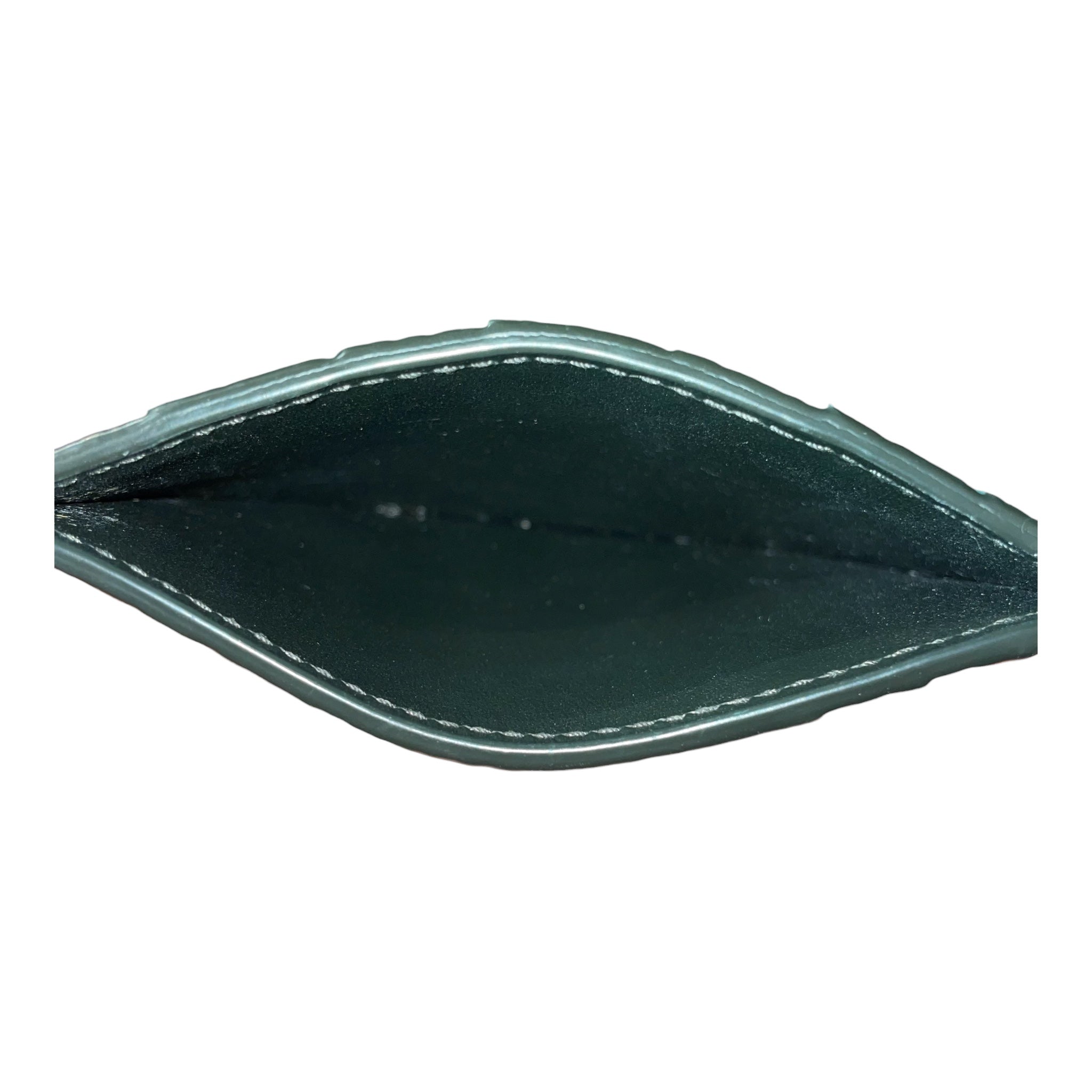 BOTTEGA VENETA/Wallet/Leather/GRN/mini card holder woven leather view 4