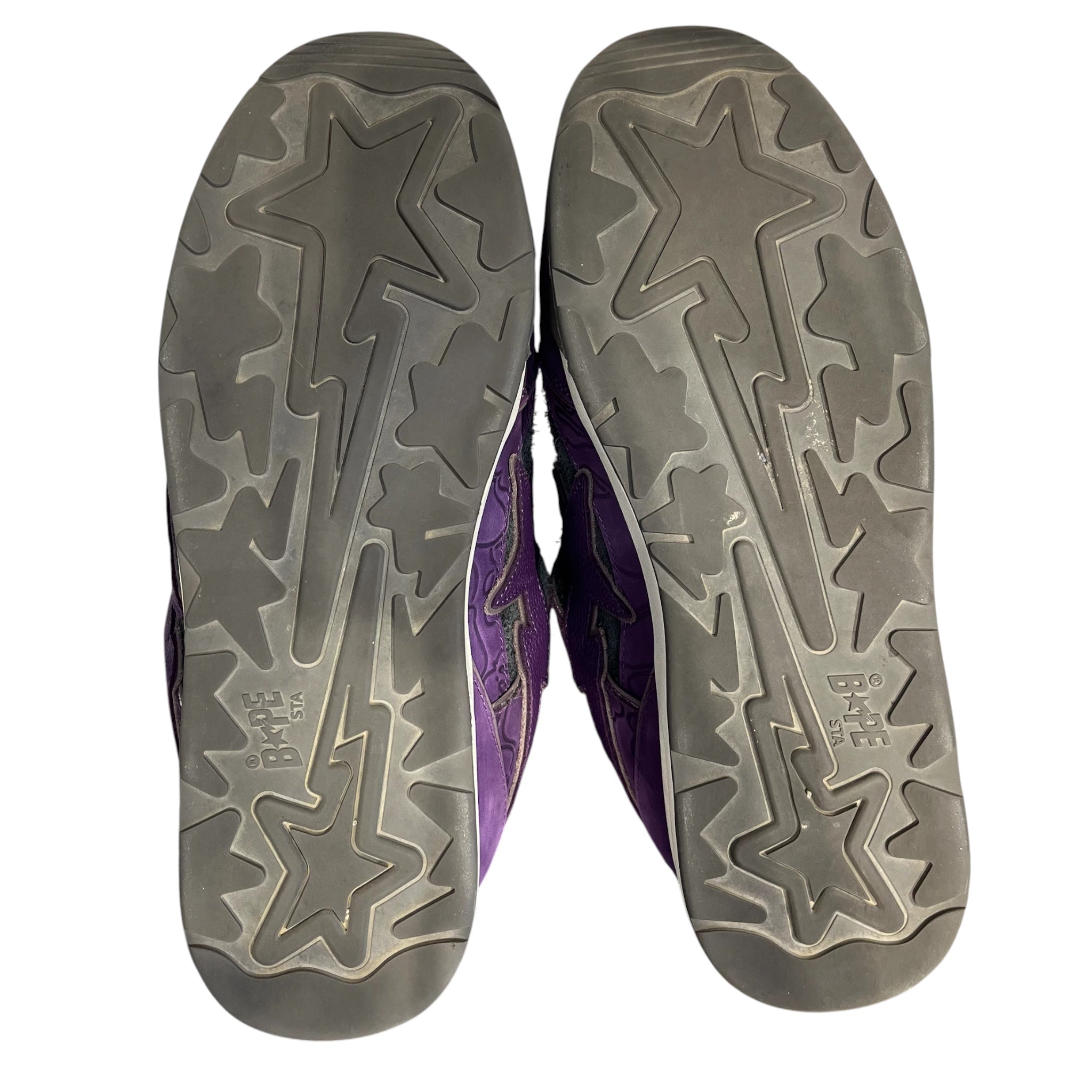 A BATHING APE/Low-Sneakers/US 12/PPL/purple flipsta view 4