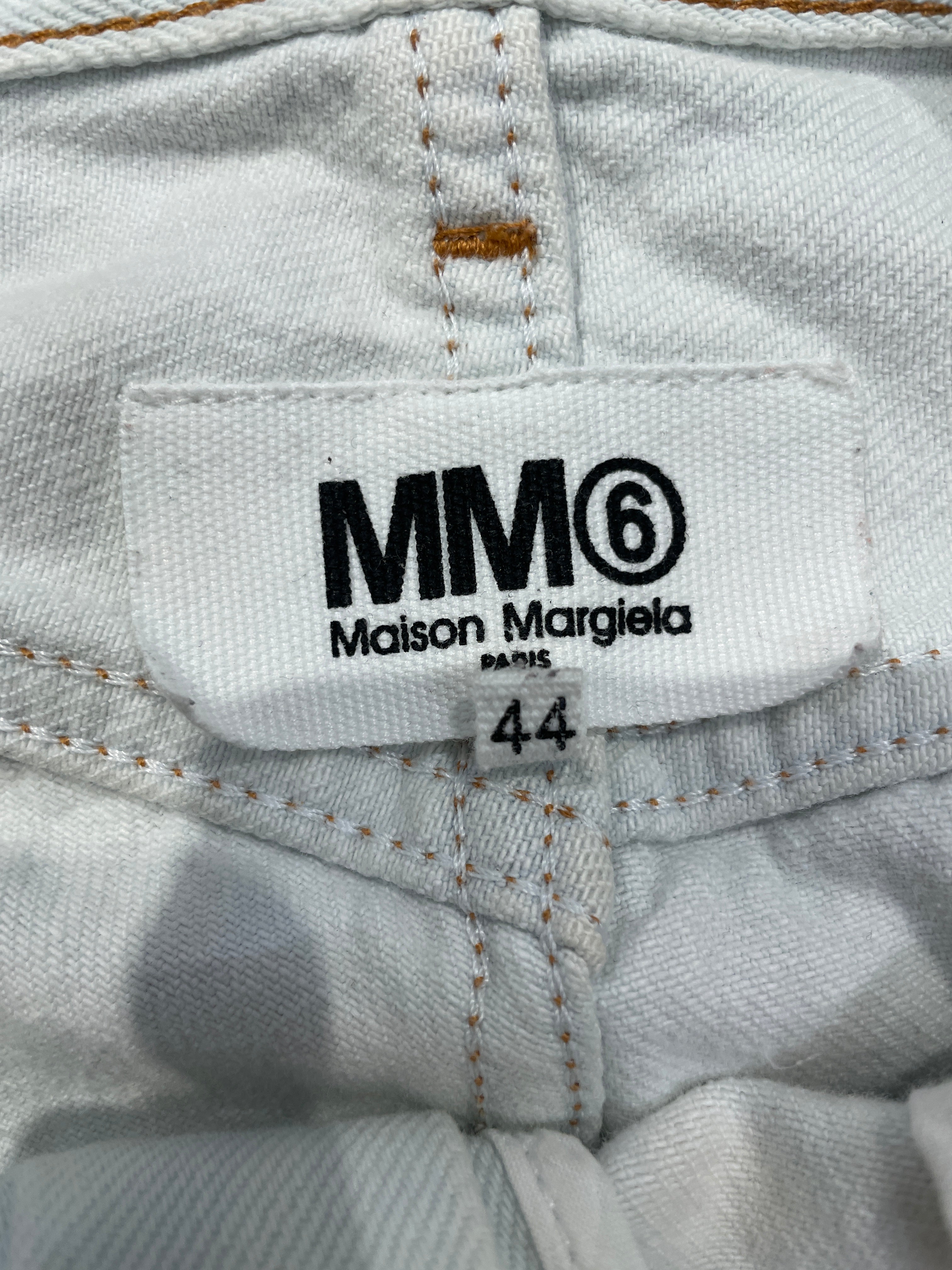 MM6/Wide Leg Pants/44/Denim/BLU/LIGHT BLUE view 3