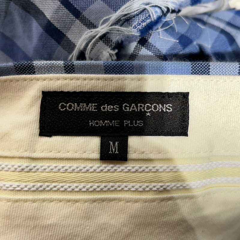 COMME des GARCONS HOMME PLUS/Shorts/M/Cotton/BLU/Plaid/plaid