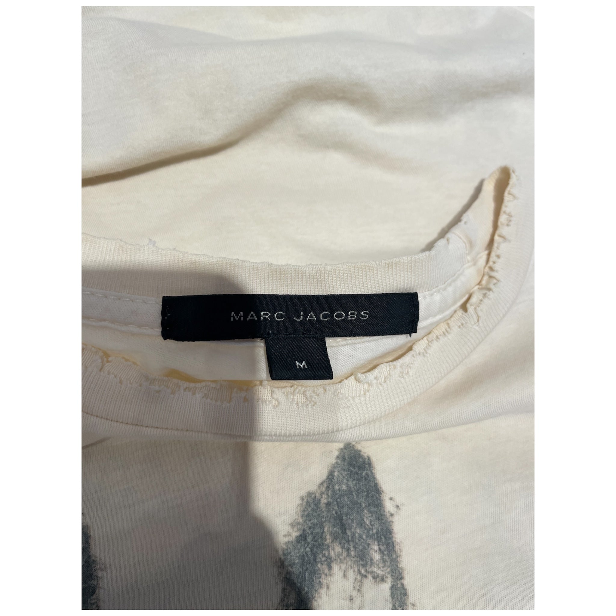 MARC JACOBS/T-Shirt/M/Cotton/CRM/Savannah Tee view 3