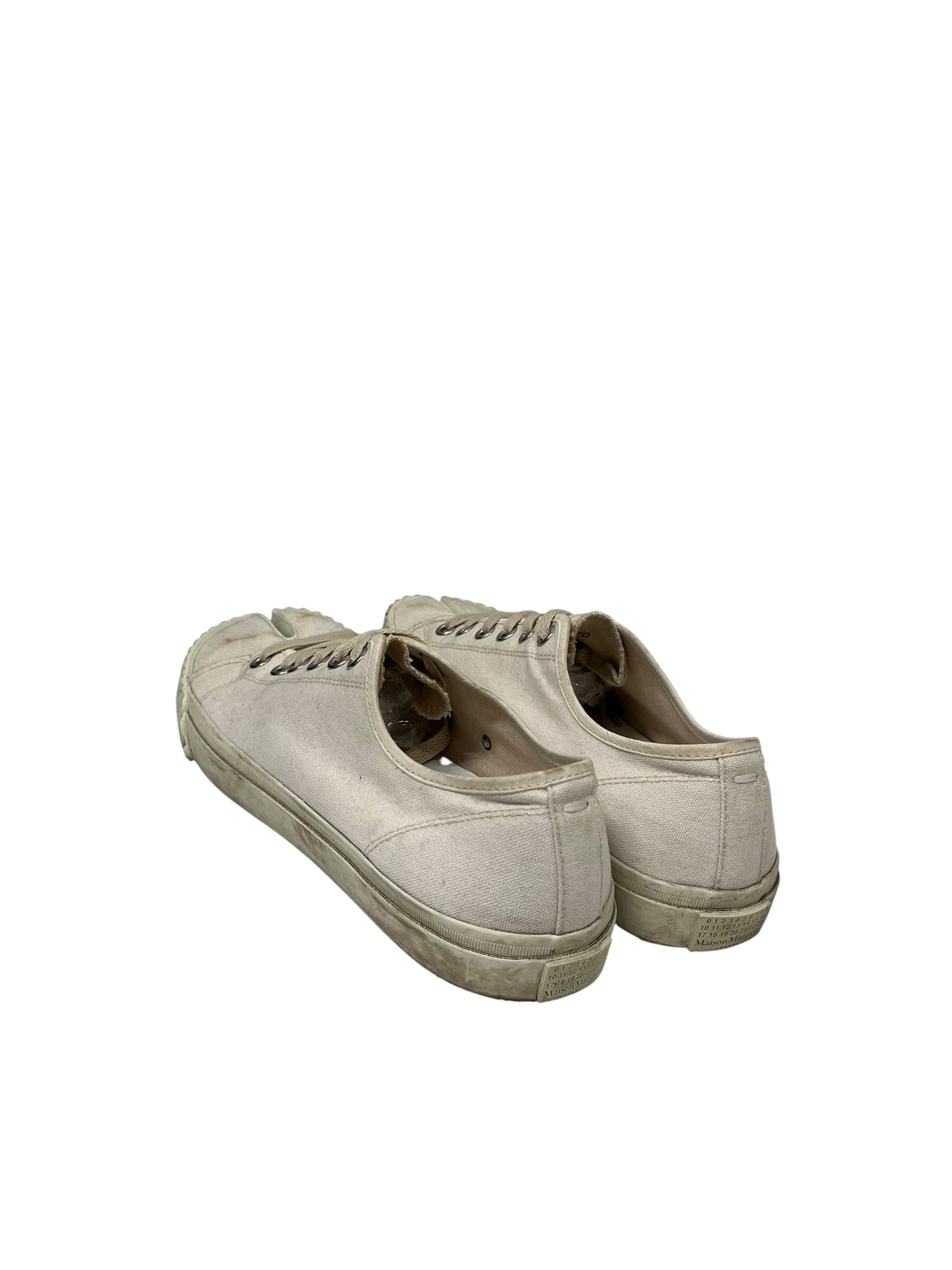 Maison Margiela/Low-Sneakers/EU 40/Cotton/WHT/TABI CANVAS SNEAKER view 2
