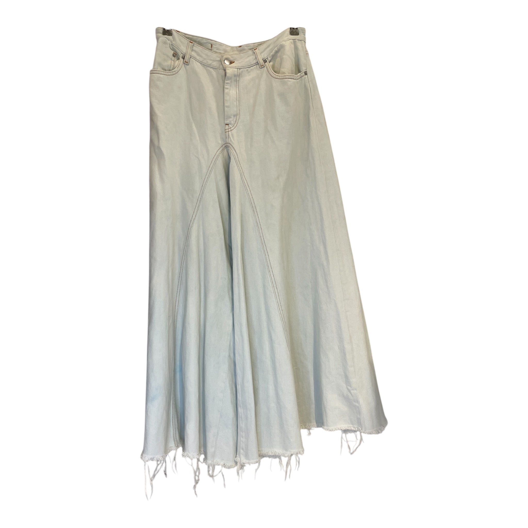 MM6/Wide Leg Pants/44/Denim/BLU/LIGHT BLUE view 1