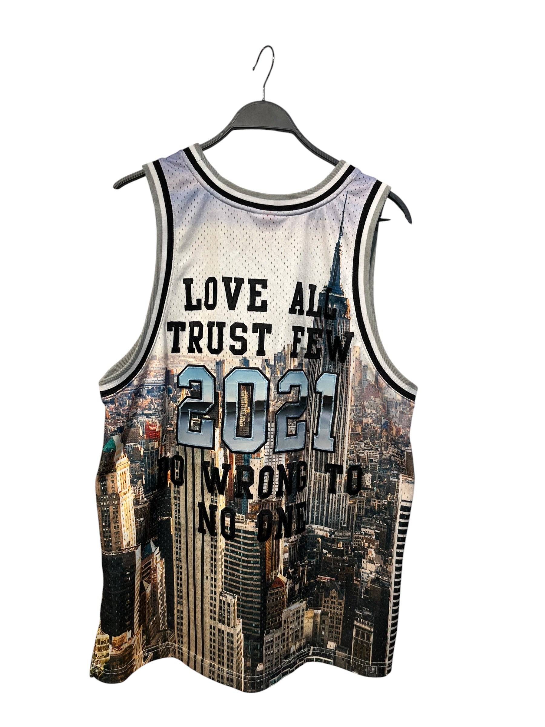 Supreme/mitchell&ness/Tank Top/L/Polyester/WHT/All Over Print/NYC JERSERY 2021 view 2