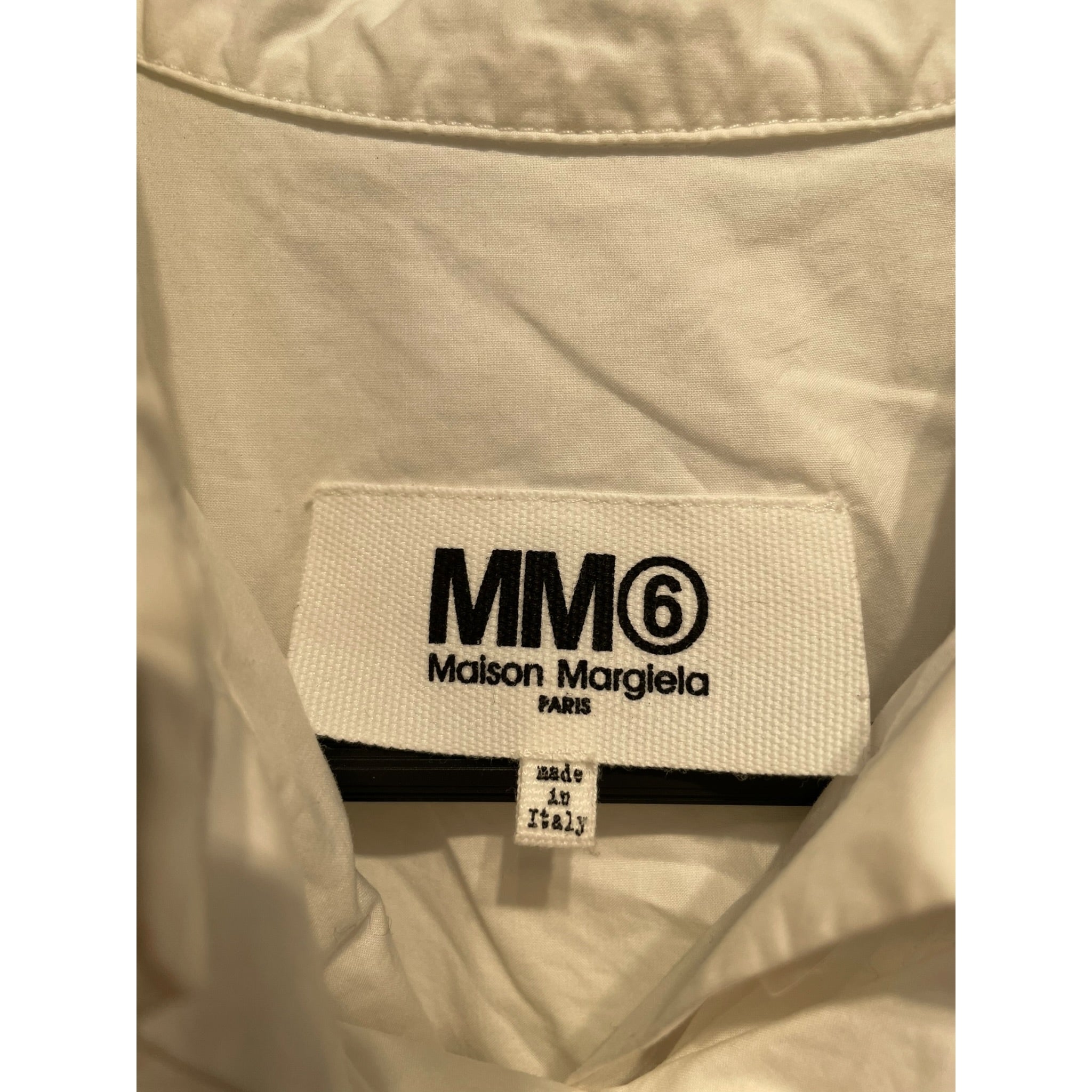 MM6/LS Dress/M/Cotton/WHT/ view 3
