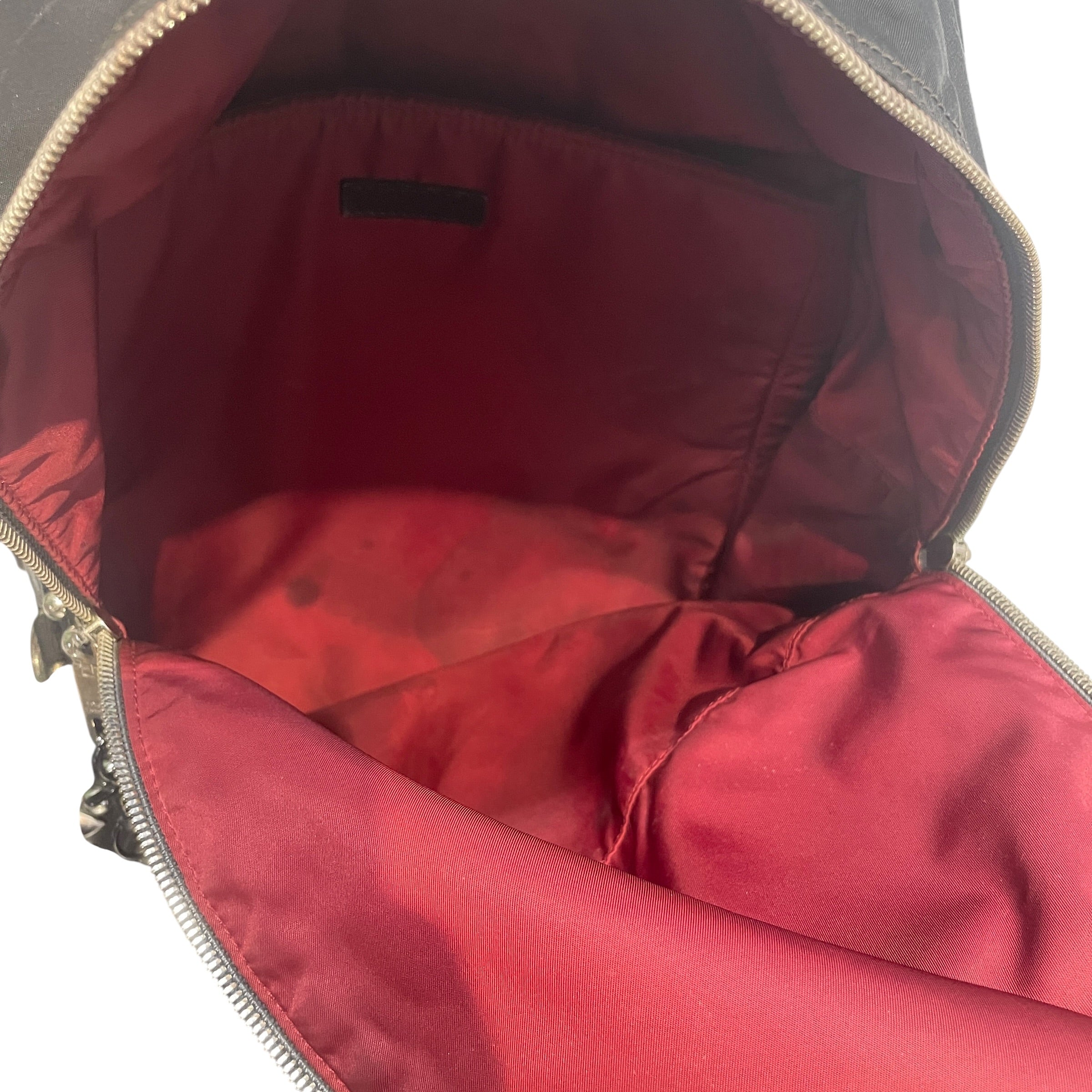 DOLCE&GABBANA/Backpack/Graphic/Nylon/BLK/Faces Studded view 9