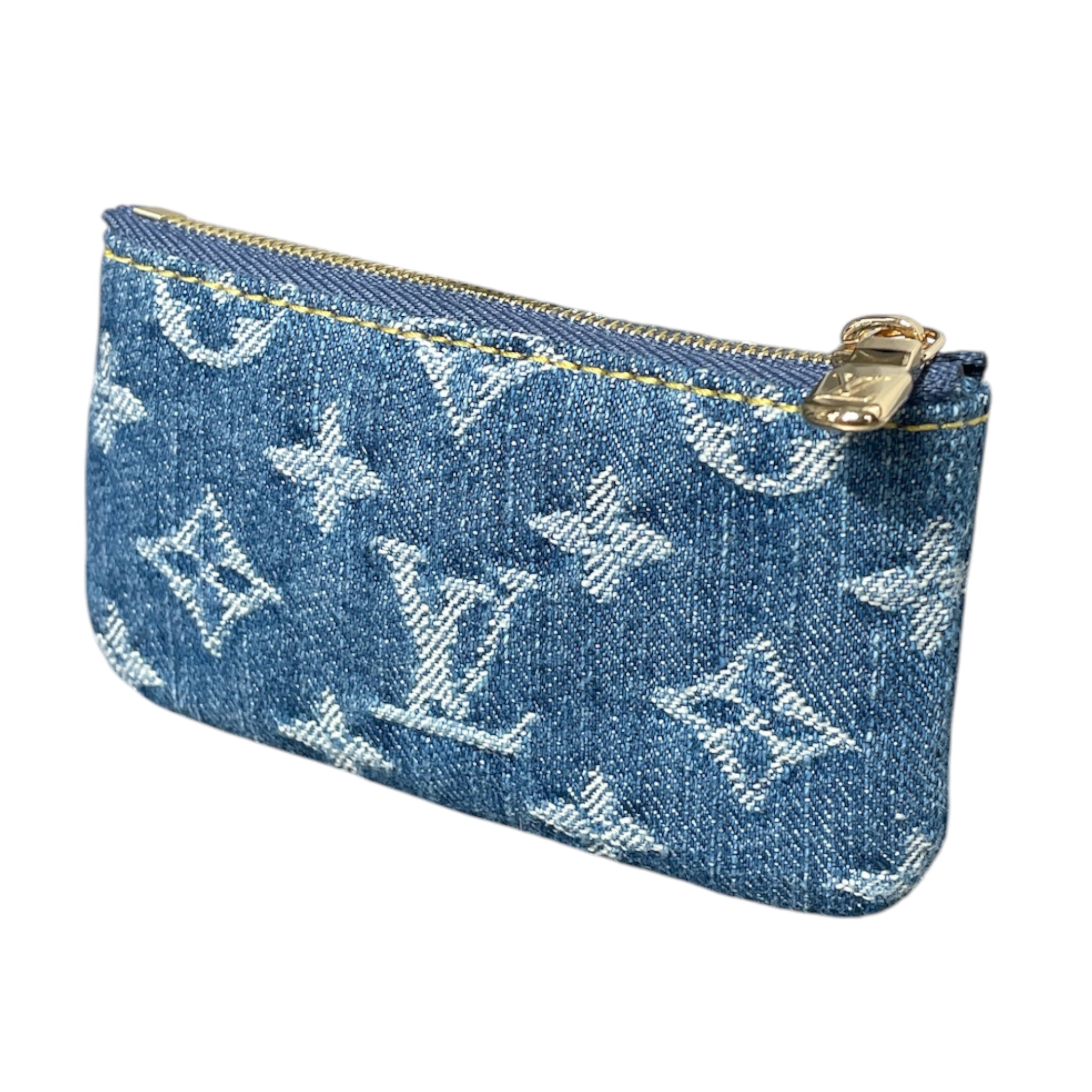 LOUIS VUITTON/Pouch/Monogram/Denim/BLU/MURAKAMI 20TH ANNIVERSARY view 2