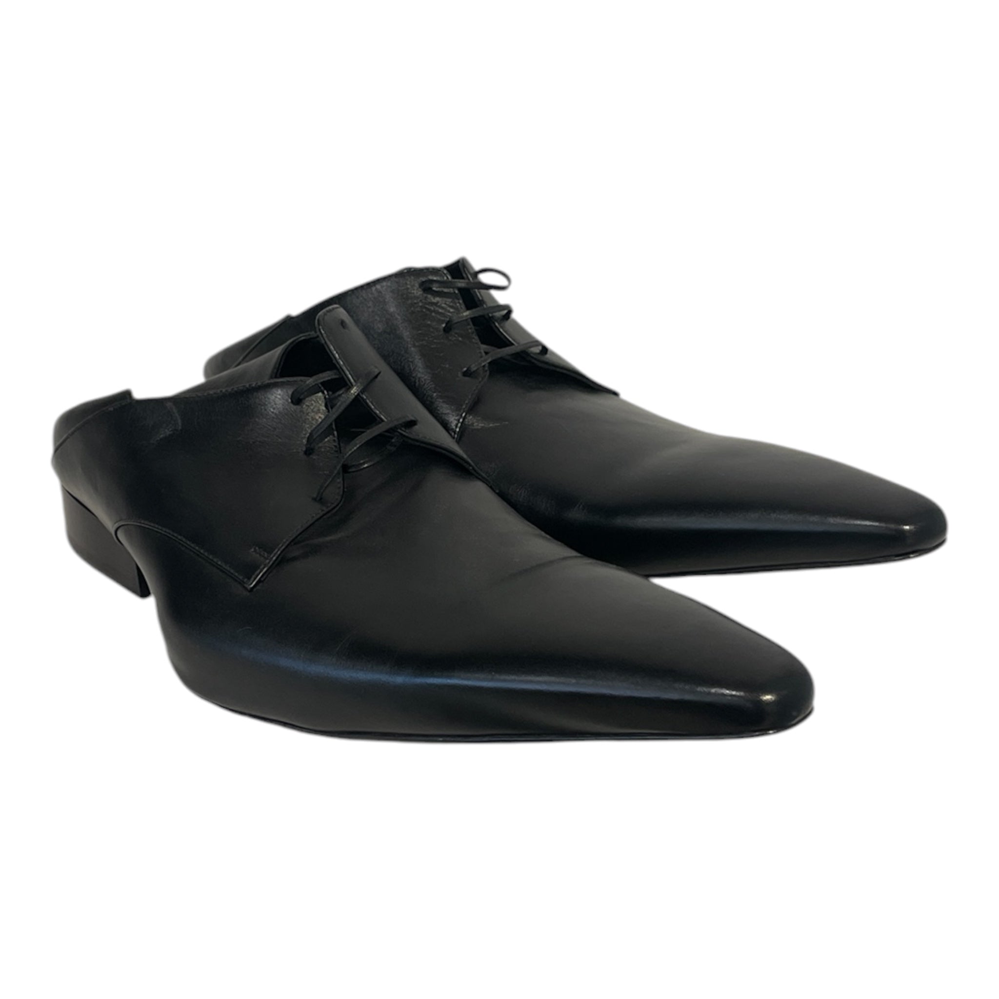 BALENCIAGA/Dress Shoes/US 12/Leather/BLK/OPERA DERBY view 1