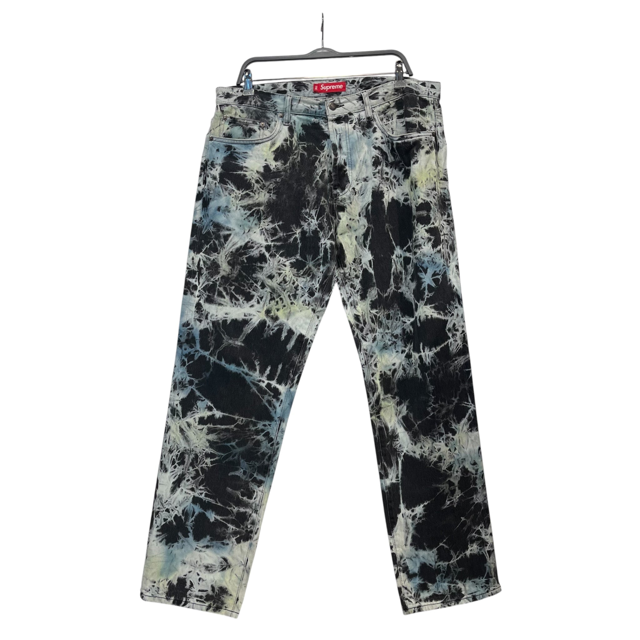 Supreme/Pants/34/Denim/MLT/All Over Print/TIE DYE REGULAR JEANS view 1