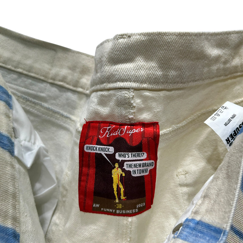 KIDSUPER STUDIOS/Pants/38/Cotton/CRM/BEDROOM PAINTING PANT