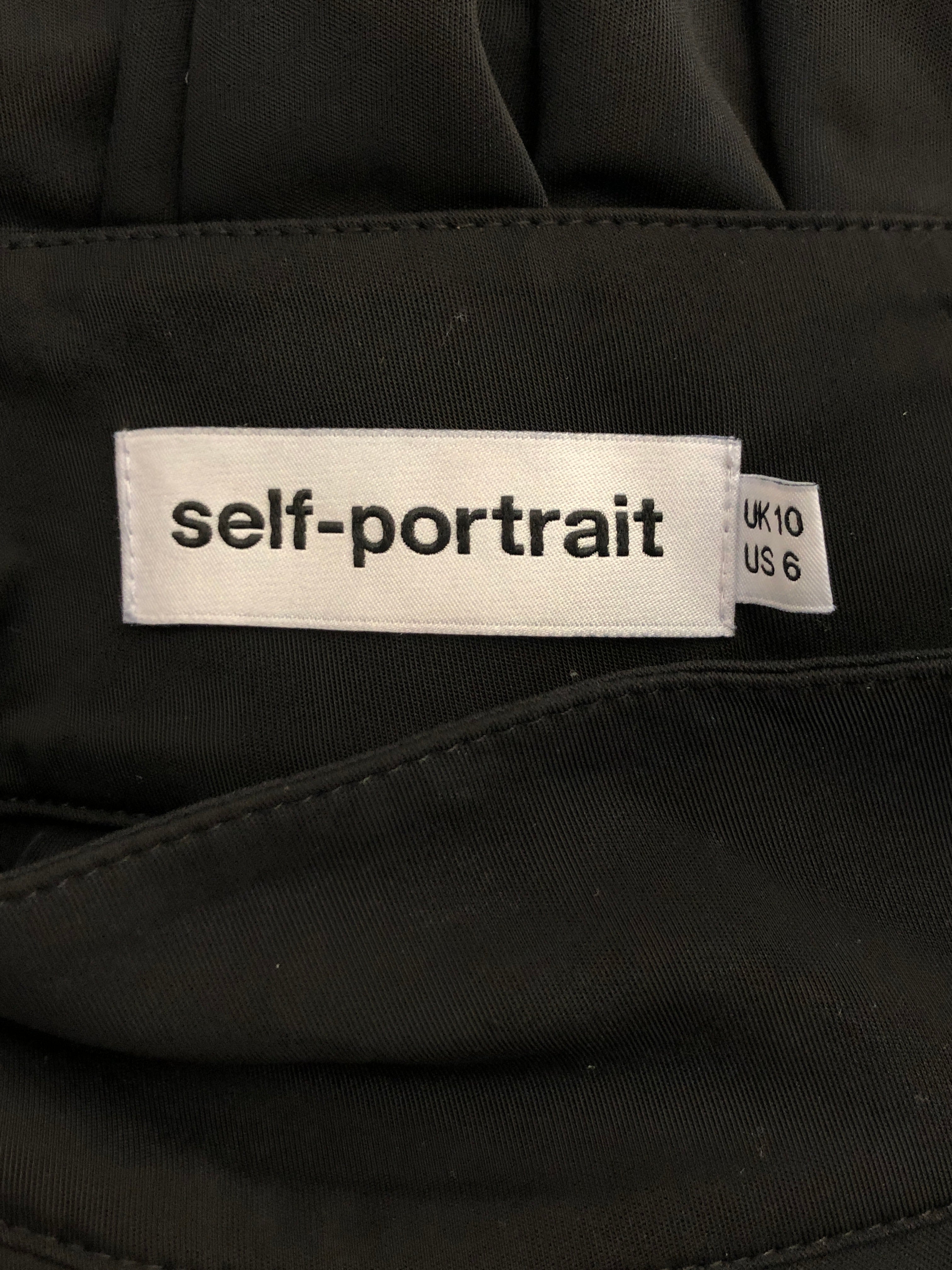 self-portrait/Blouse/6/Nylon/BLK/ view 3