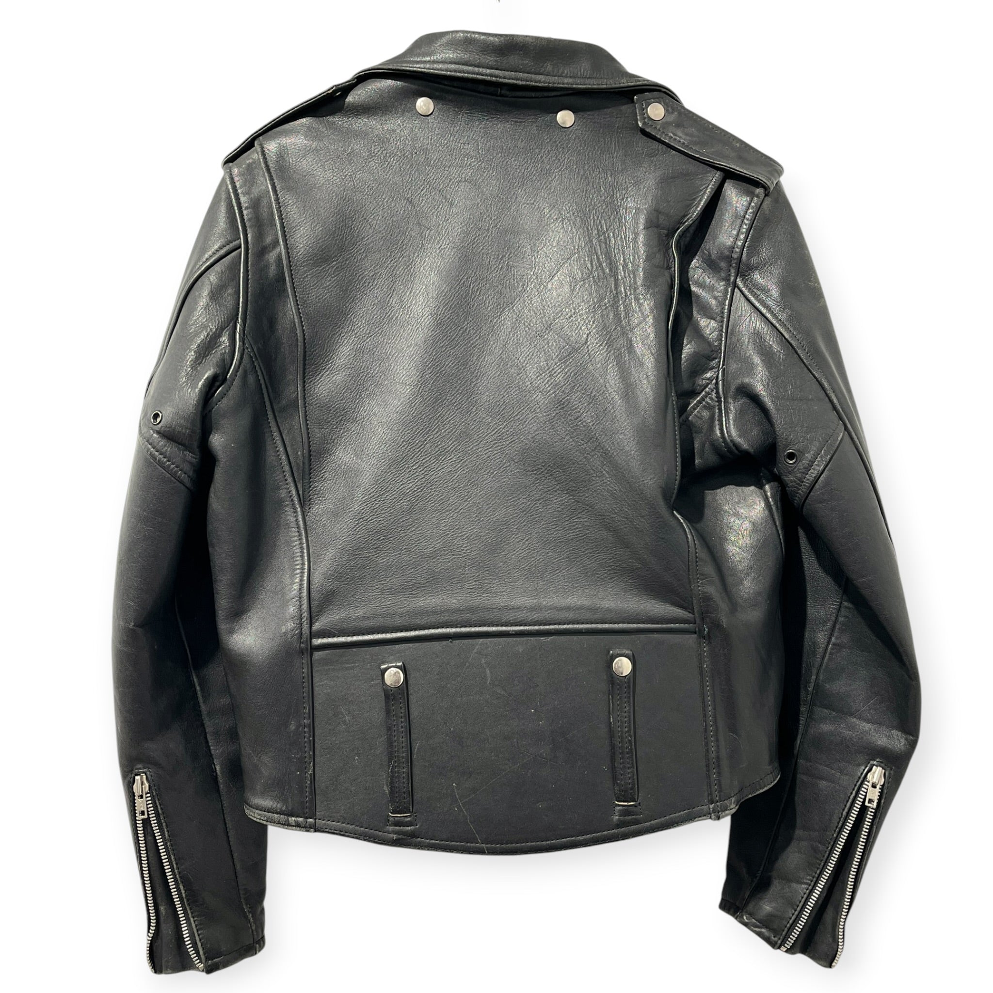HARLEY DAVIDSON/Leather Jkt/42/Leather/BLK/HEAVY MOTO JAKCET view 3