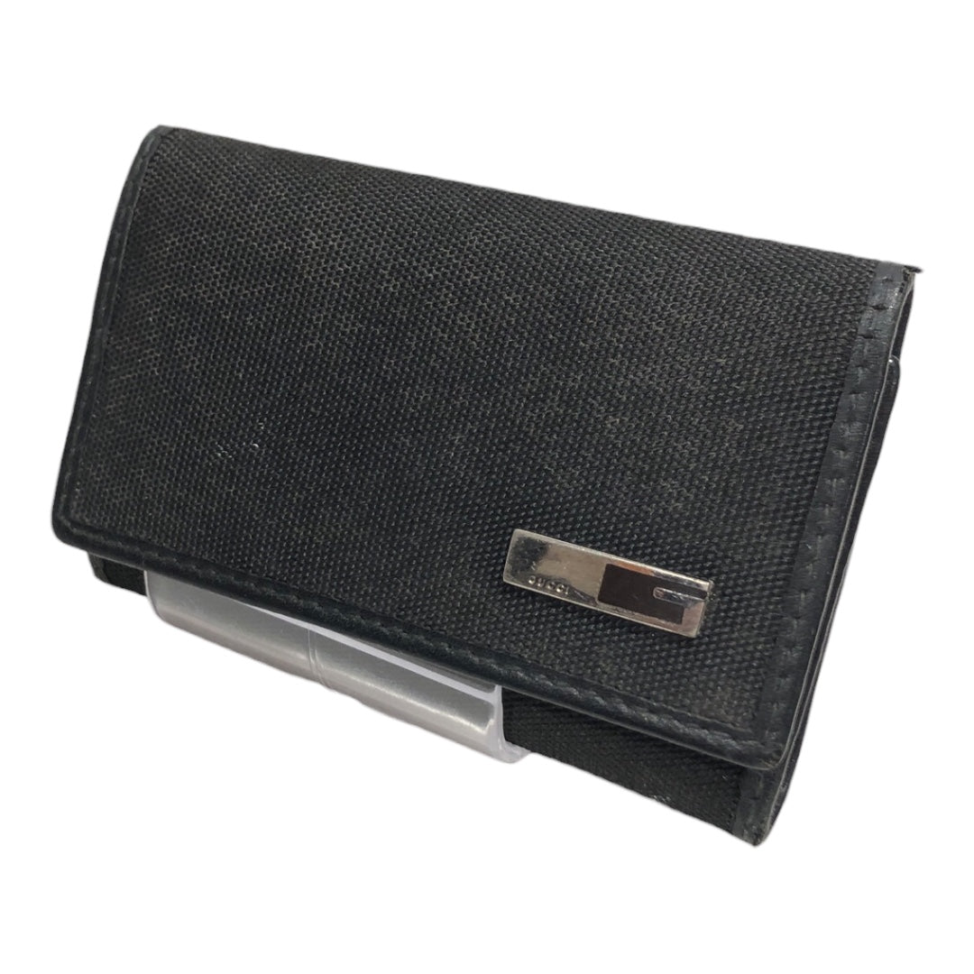 GUCCI/Wallet/OS/Cotton/BLK/key holder view 1