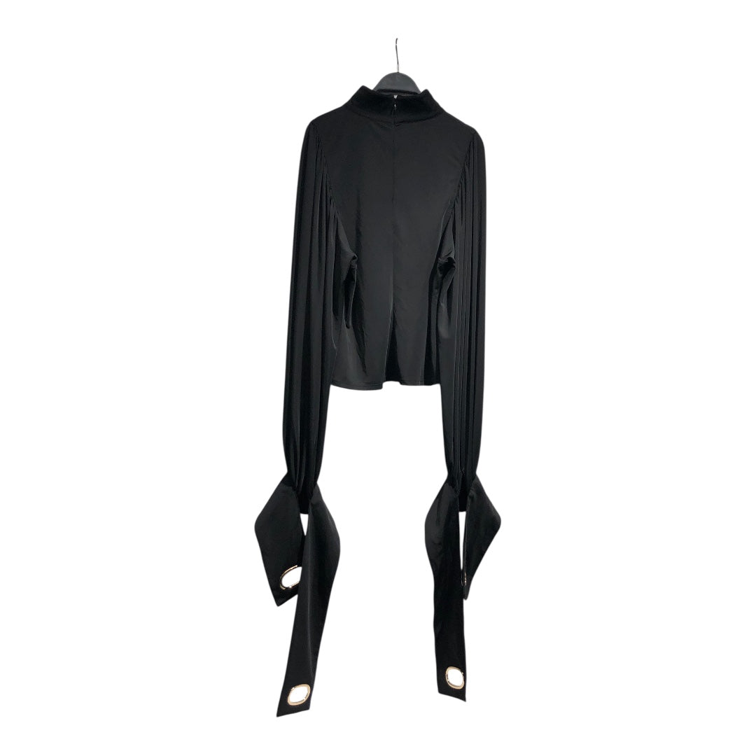 self-portrait/Blouse/6/Nylon/BLK/ view 2