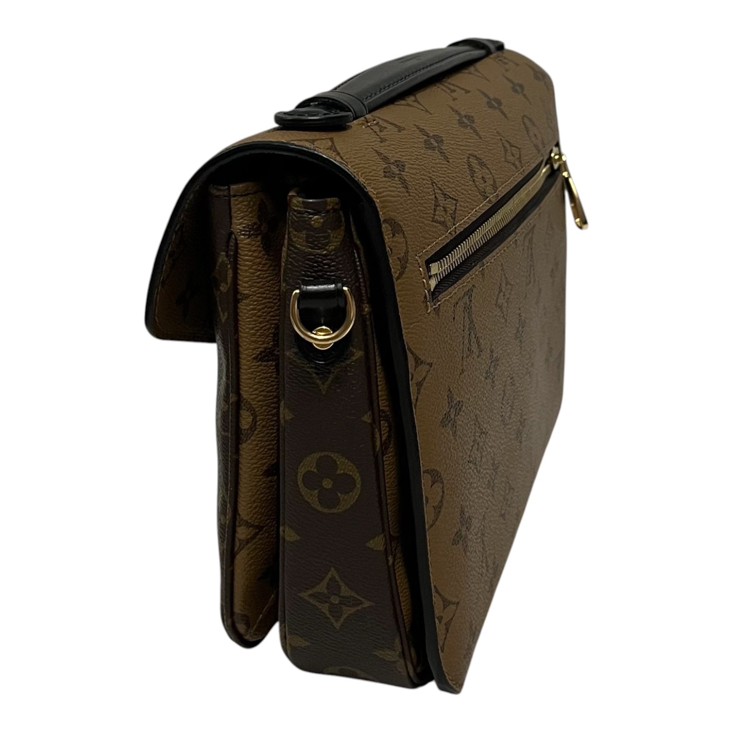 LOUIS VUITTON/Cross Body Bag/Monogram/Leather/CML/reverse metis monogram view 3