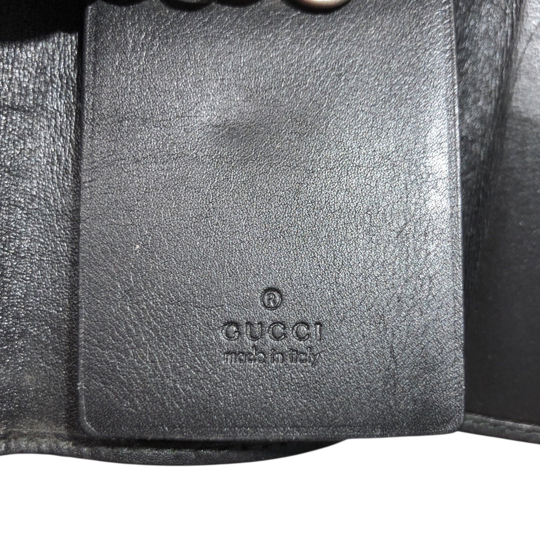 GUCCI/Wallet/OS/Cotton/BLK/key holder view 5