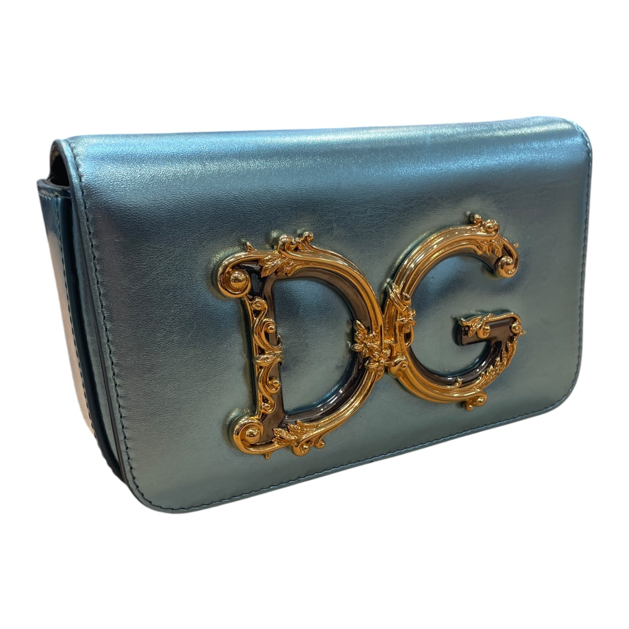 DOLCE&GABBANA/Cross Body Bag/Leather/BLU/ view 1