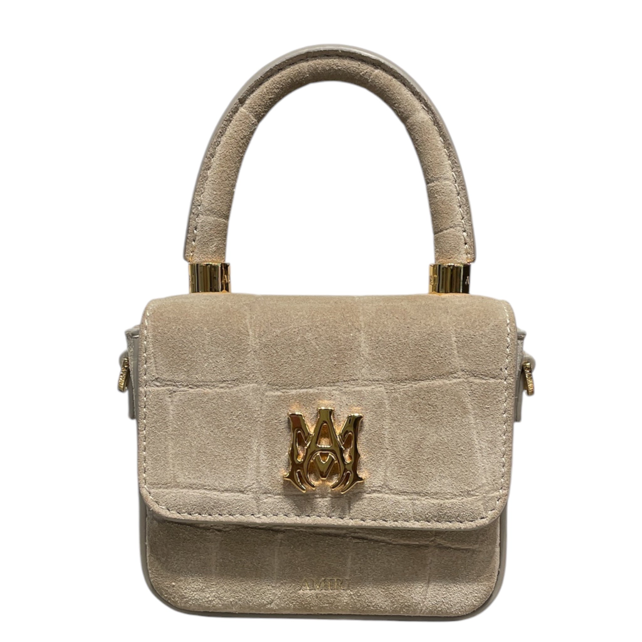 AMIRI/Cross Body Bag/Suede/BEG/croc suede view 1