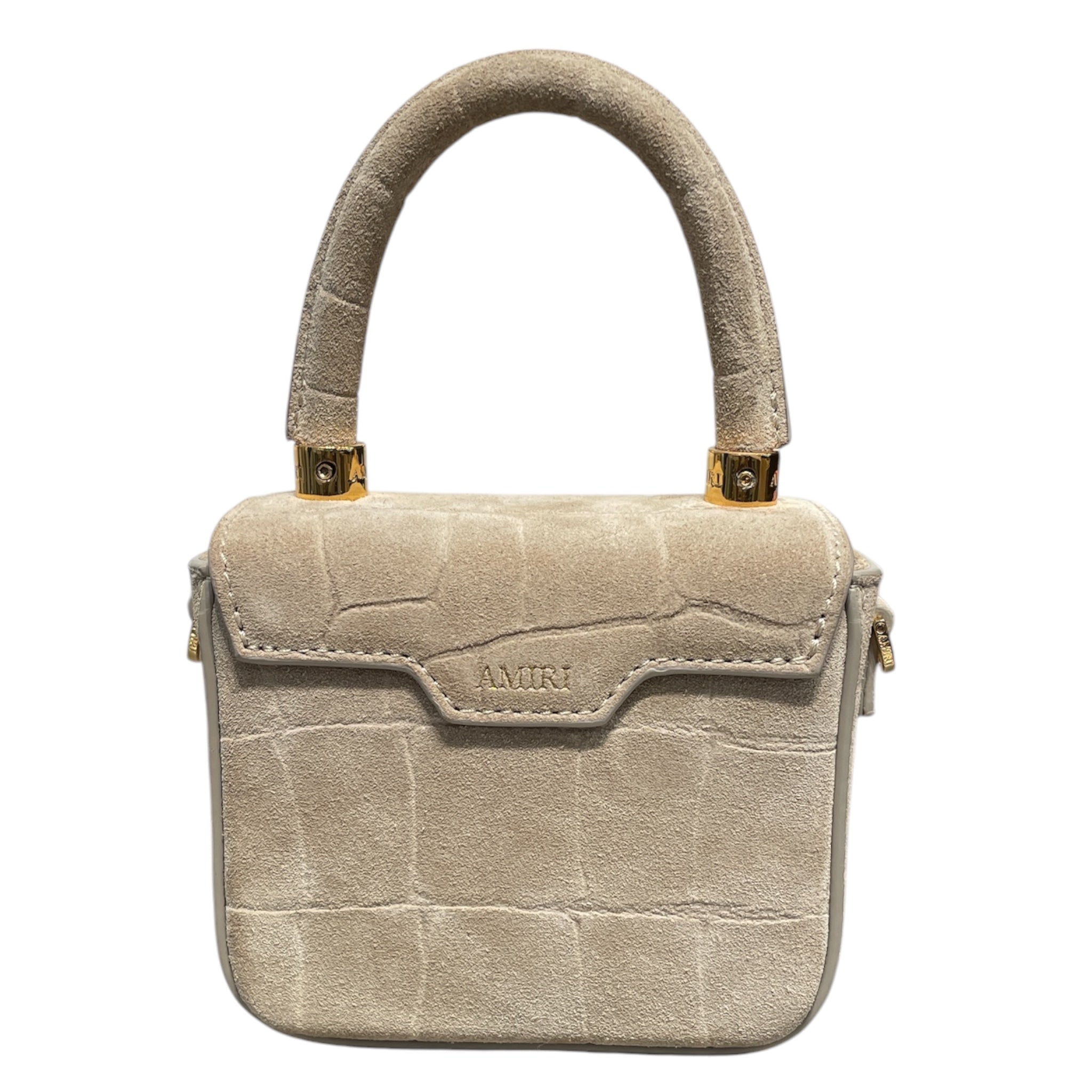 AMIRI/Cross Body Bag/Suede/BEG/croc suede view 2