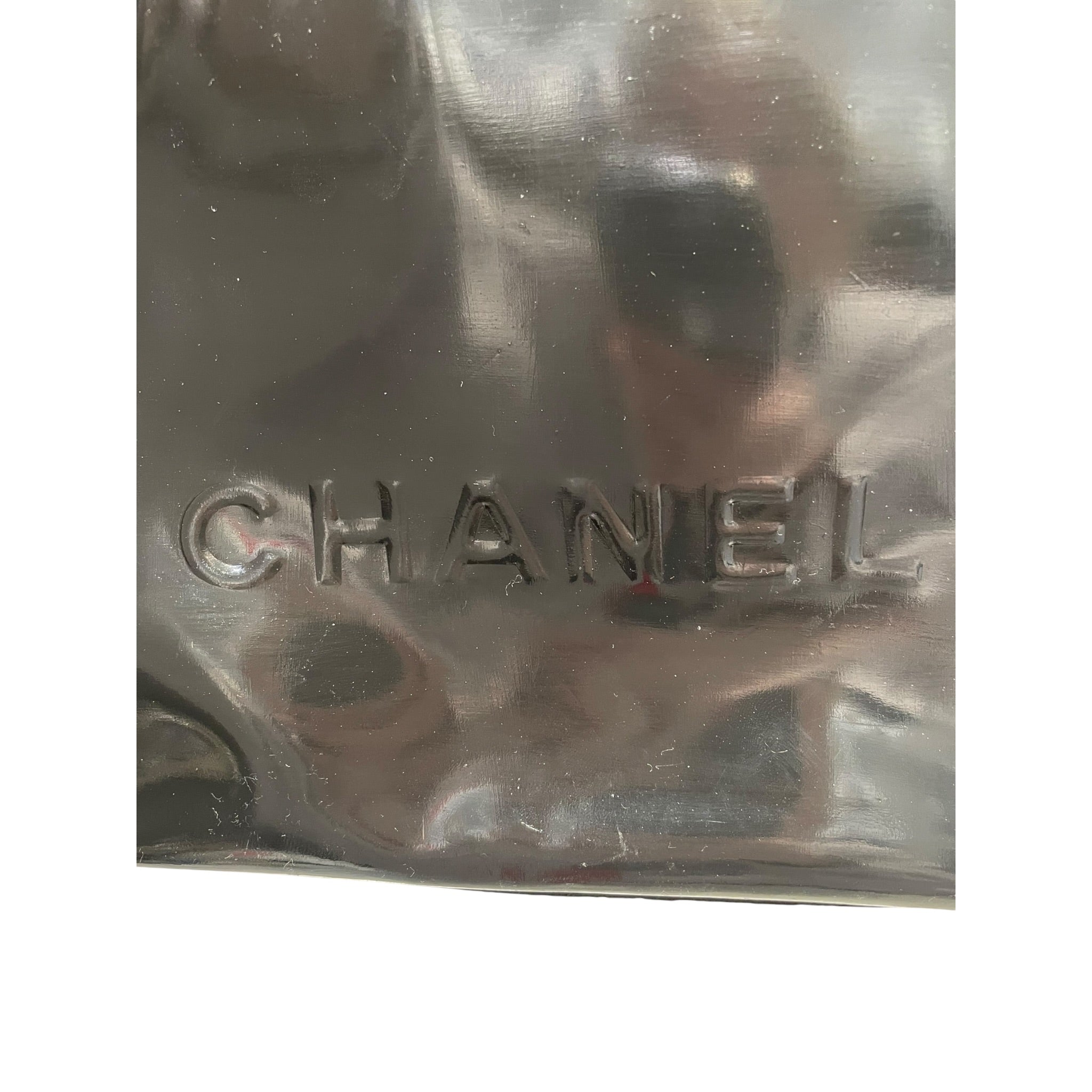 CHANEL/Tote Bag/Leather/BLK/ view 8