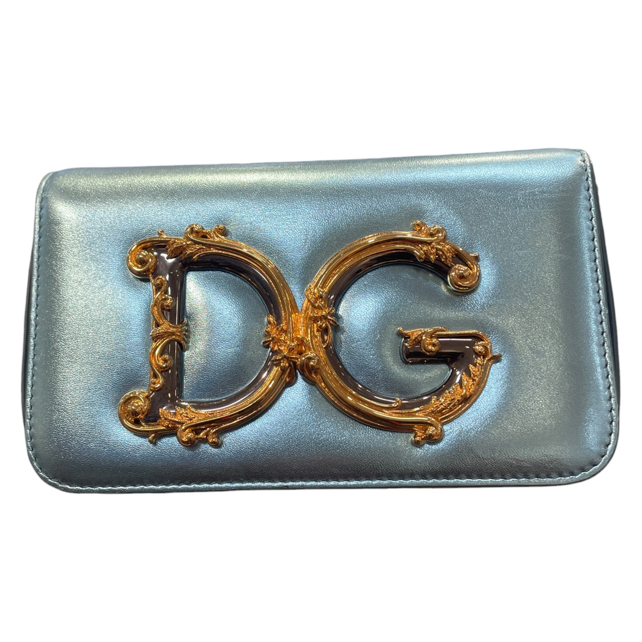DOLCE&GABBANA/Cross Body Bag/Leather/BLU/ view 3