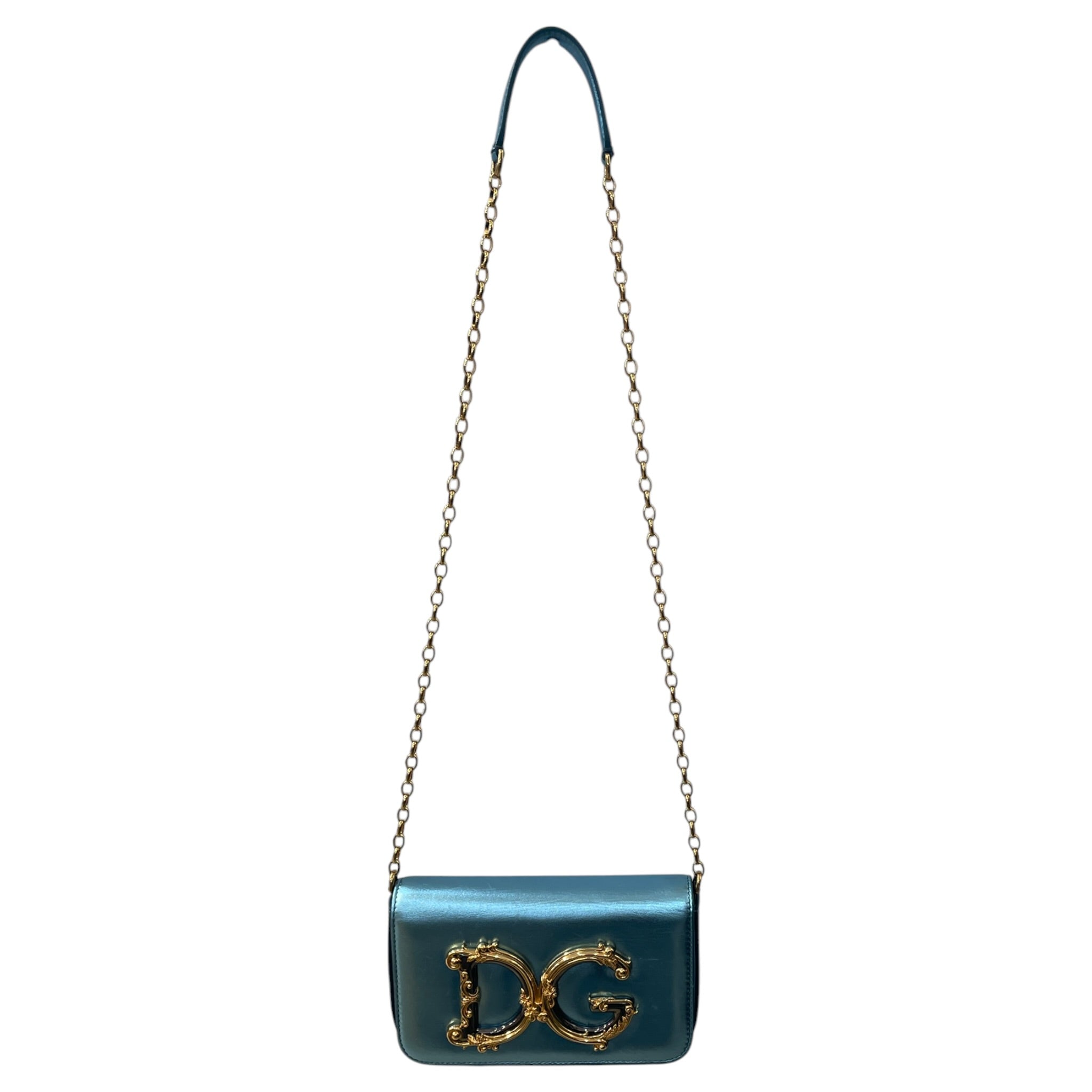 DOLCE&GABBANA/Cross Body Bag/Leather/BLU/ view 4