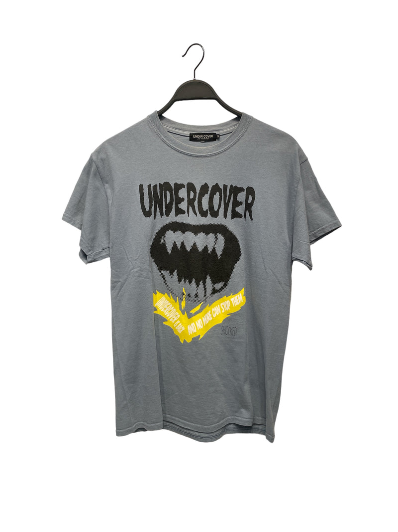 UNDERCOVER/T-Shirt/M/Blue/Cotton/Graphic/