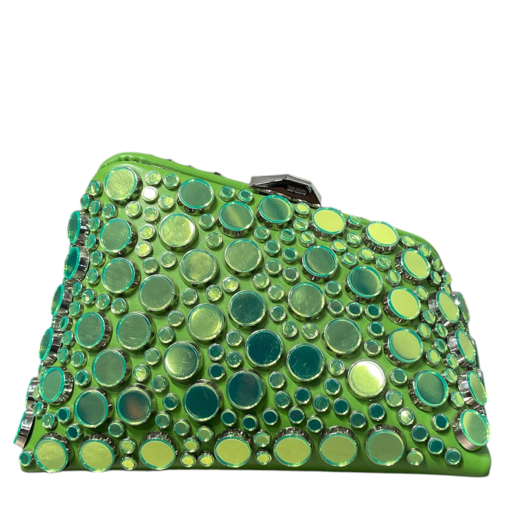 THE ATTICO/Cross Body Bag/Leather/GRN/Midnight Dot Embllished Clutch view 1