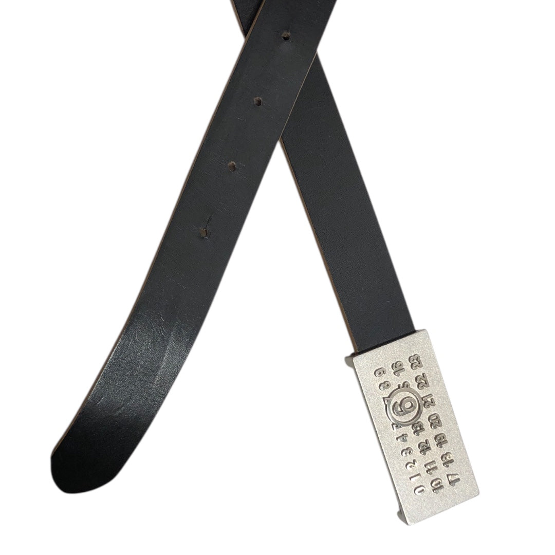 MM6/Belt/Leather/MLT/42" BLK BRN reversable view 2