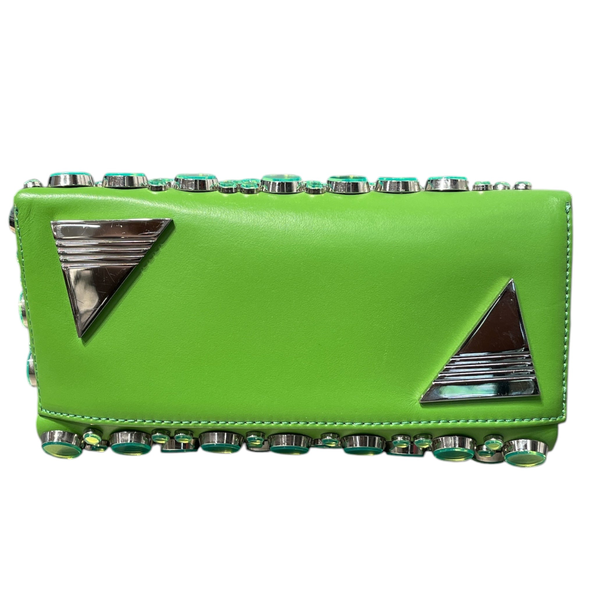 THE ATTICO/Cross Body Bag/Leather/GRN/Midnight Dot Embllished Clutch view 3