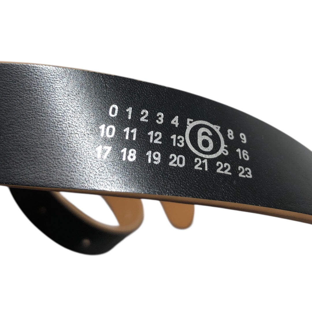 MM6/Belt/Leather/MLT/42" BLK BRN reversable view 5