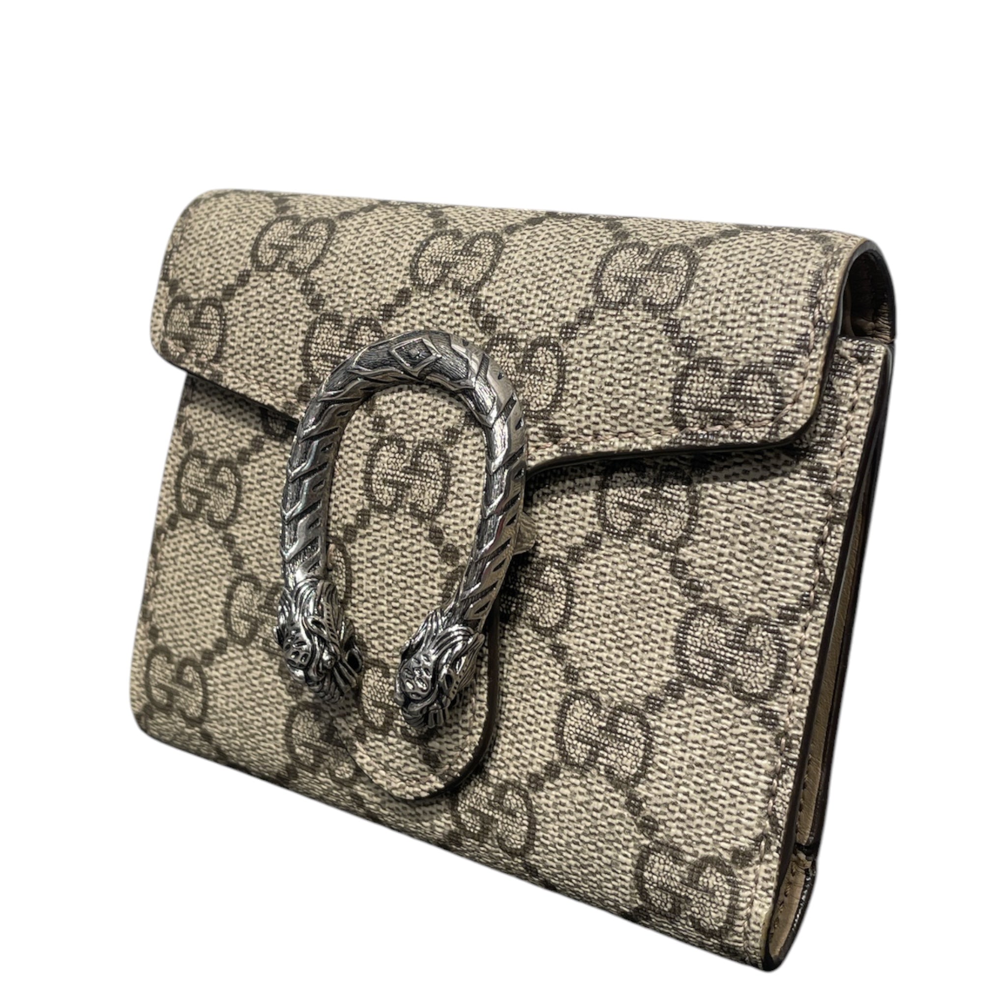 GUCCI/Wallet/Monogram/Leather/KHK/Dionysus Wallet 627073-2149 view 1