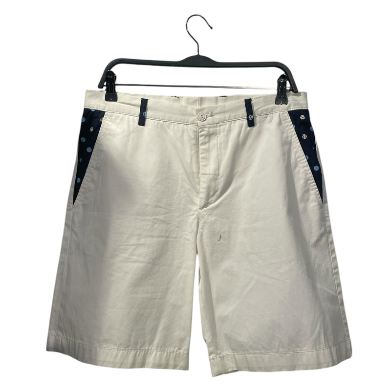 ETRO/Shorts/48/Cotton/WHT/baseball