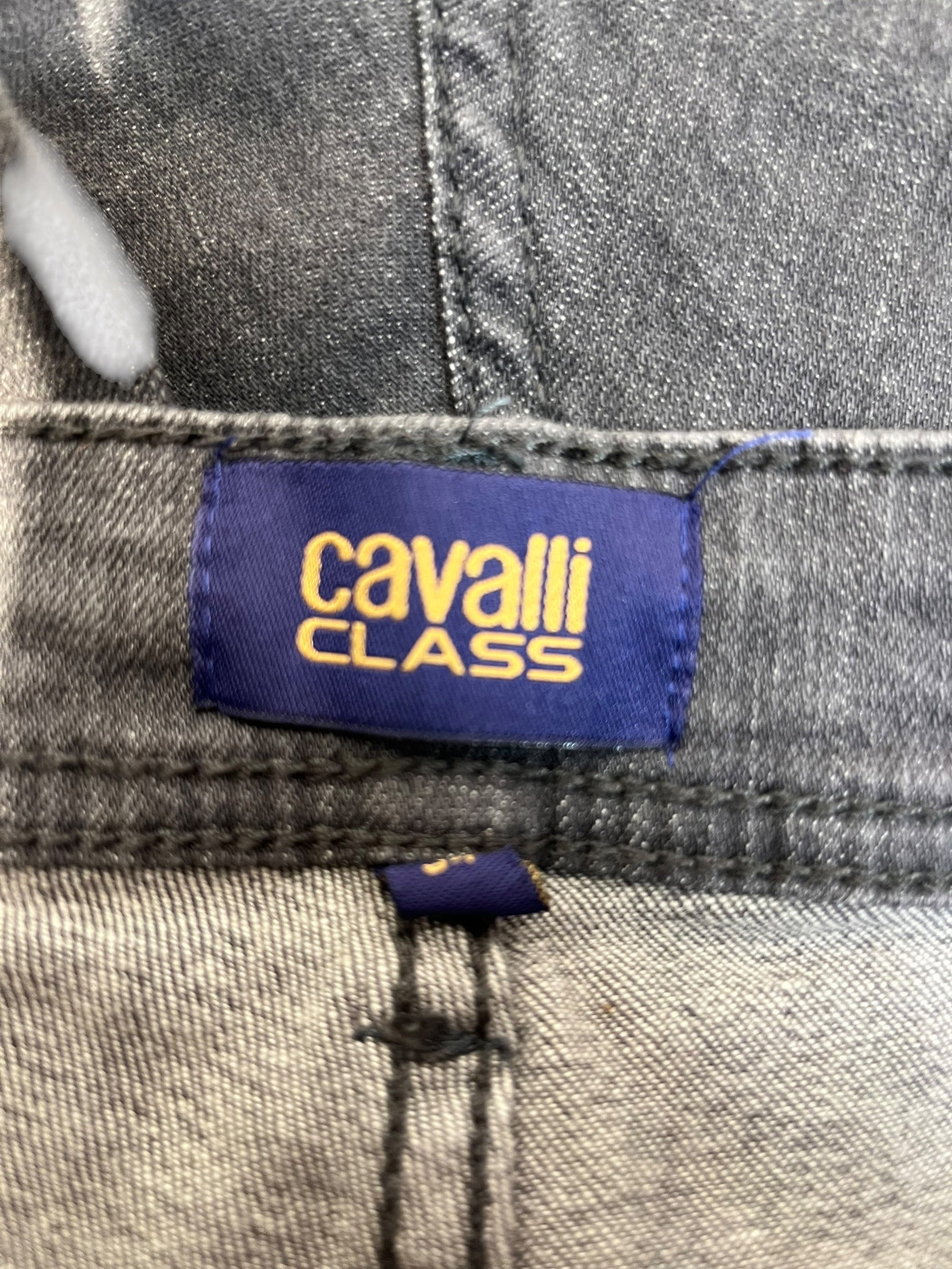 roberto cavalli/Straight Pants/34/Cotton/GRY/ view 3