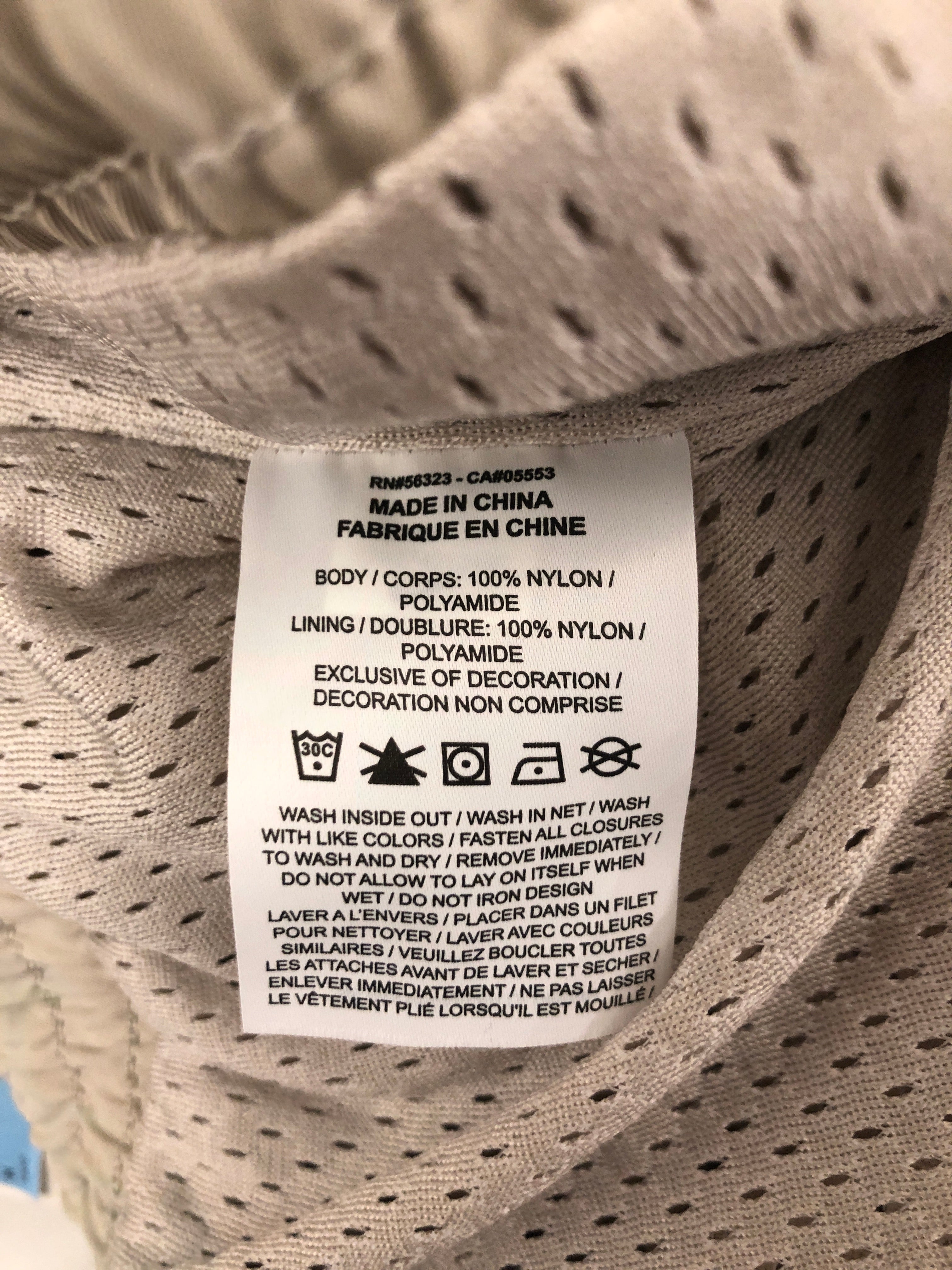FEAR OF GOD/Straight Pants/M/Polyester/CRM/ view 4