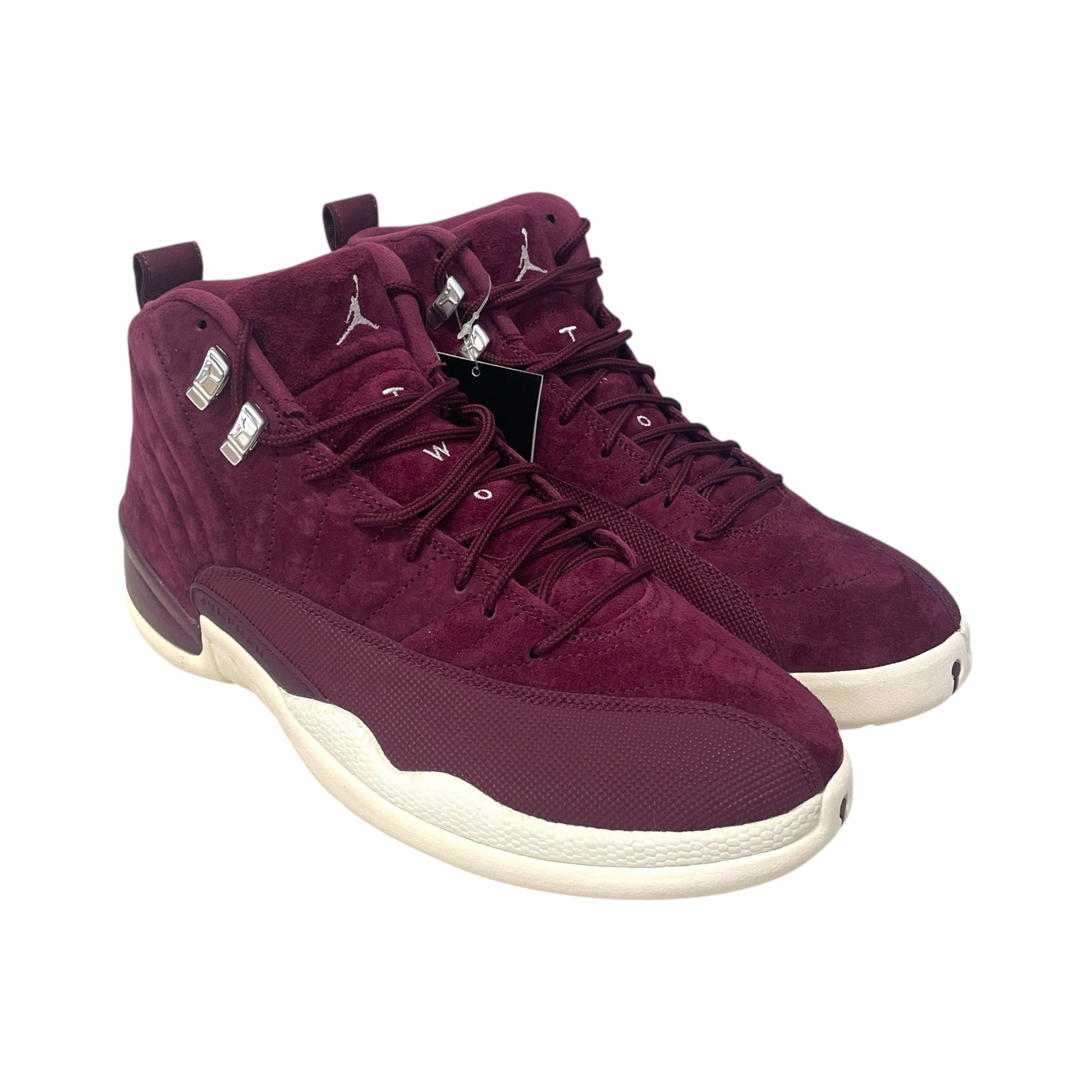 NIKE/AIR JORDAN 12 RETRO/Hi-Sneakers/US 10.5/Suede/BRD/130690-617 view 1