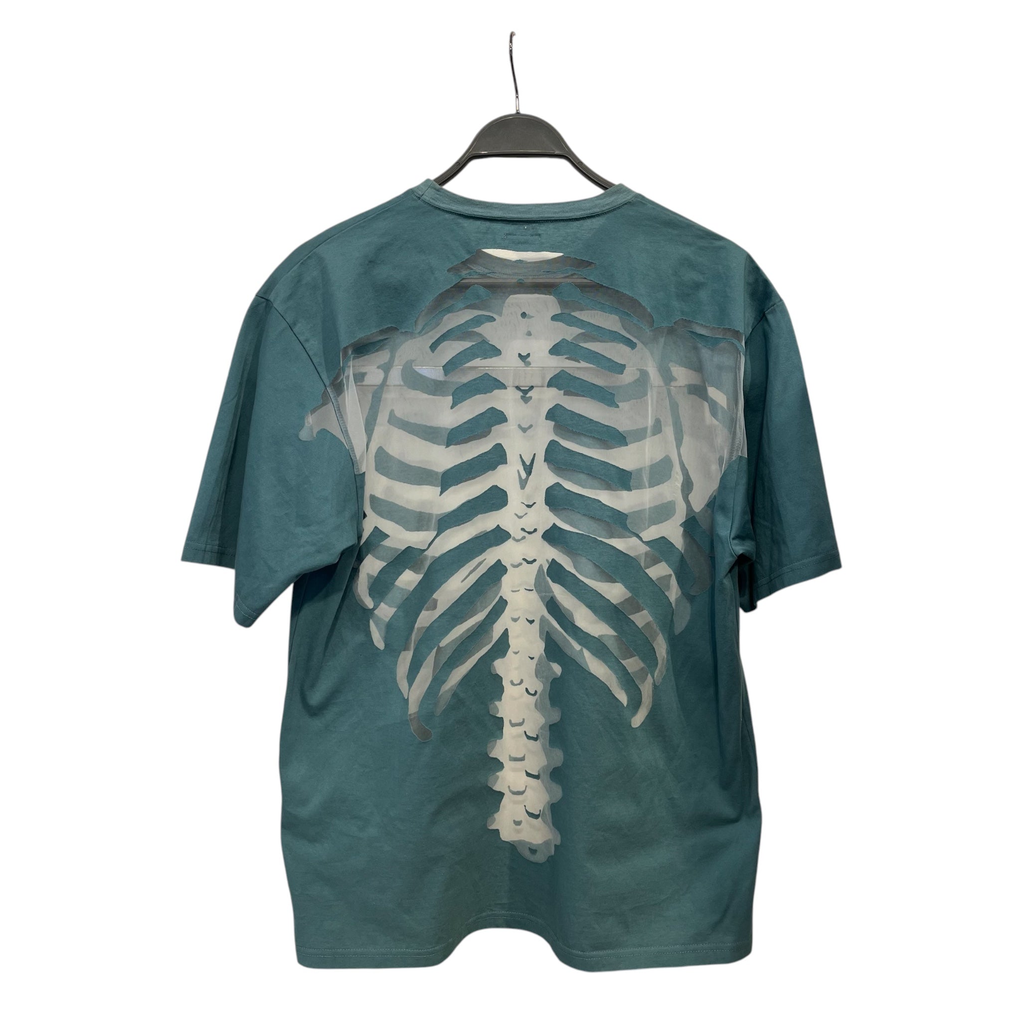 KAPITAL/T-Shirt/L/Cotton/BLU/see thru skeleton mesh top view 2