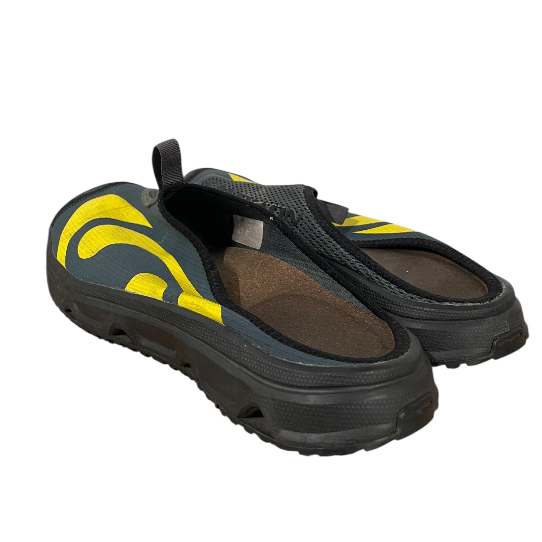 salomon/Low-Sneakers/EU 44/Polyester/GRN/YELLOW LOGO | SLIDES view 2