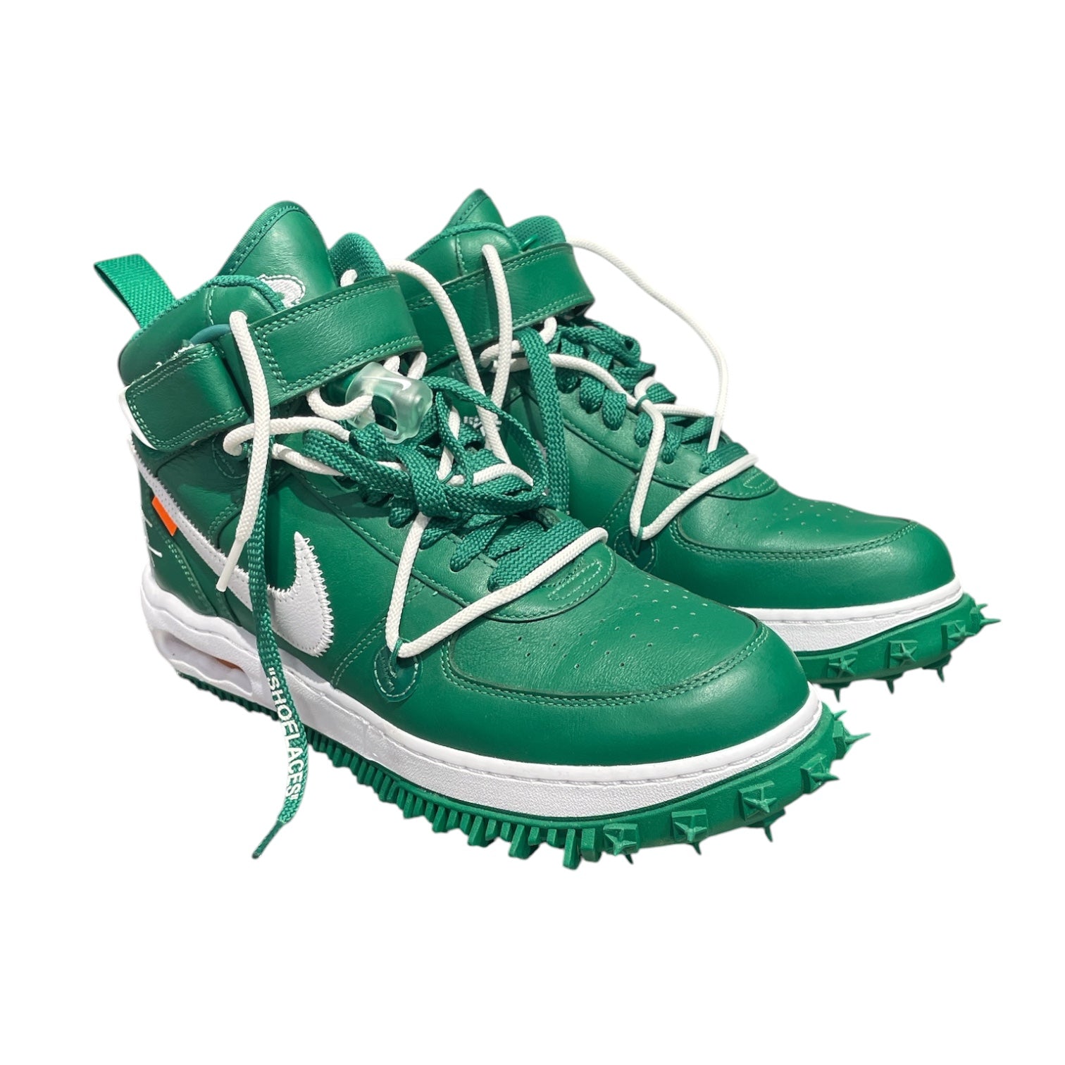 NIKE/OFF-WHITE/Hi-Sneakers/US 10/Leather/GRN/DR0500-300 view 1
